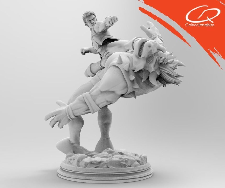 Double Dragon Diorama - Videogames Special 3D print model_7