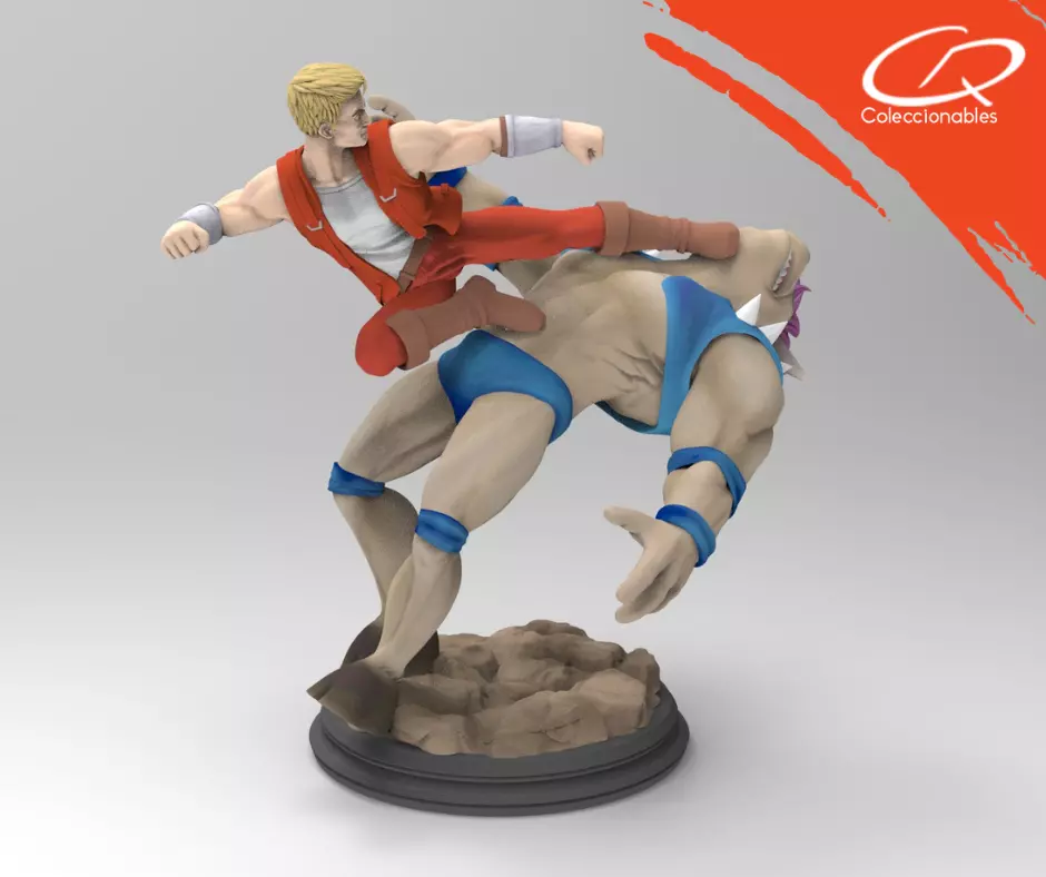 Double Dragon Diorama - Videogames Special 3D print model_0