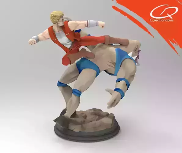 Double Dragon Diorama - Videogames Special 3D print model