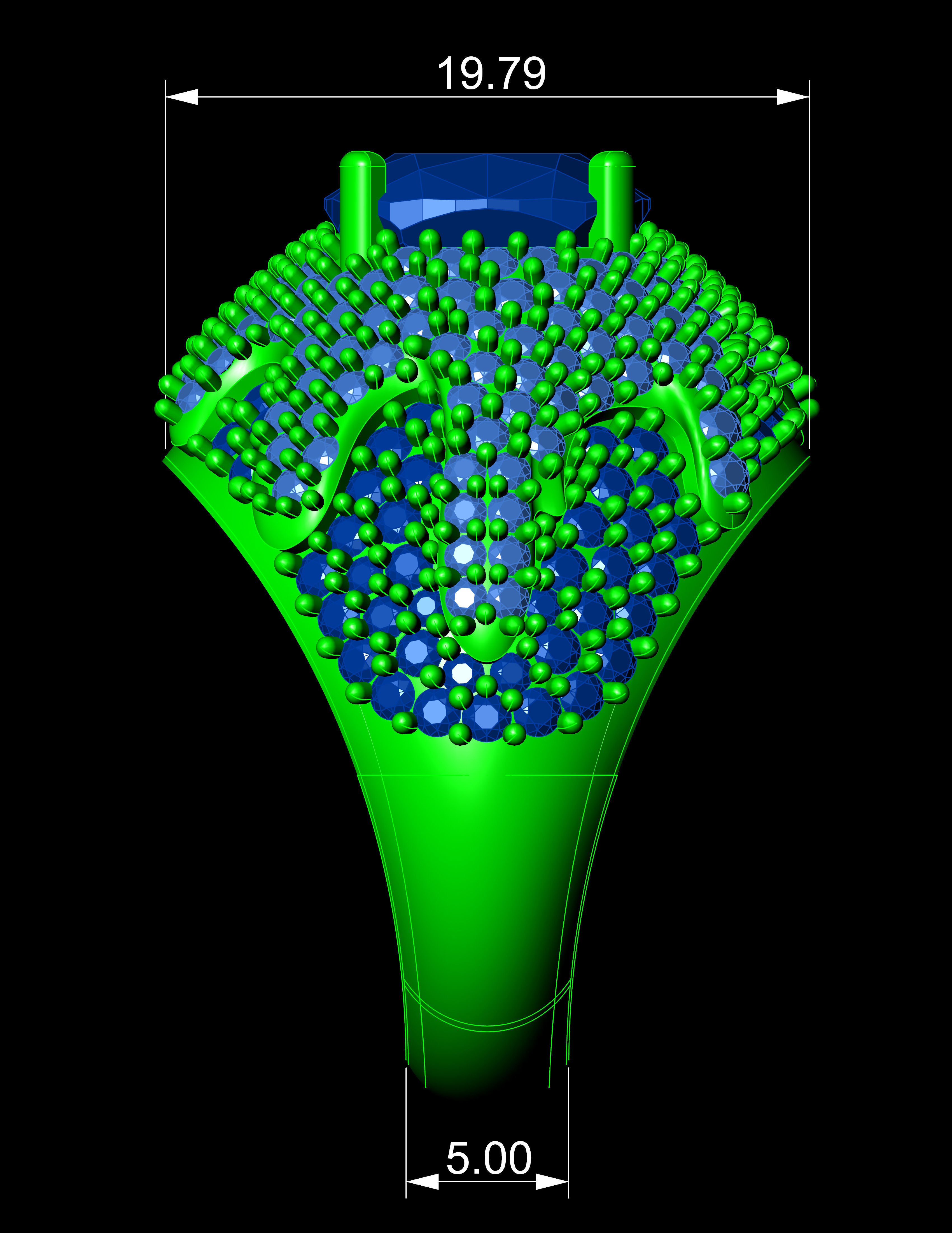 Special Ring A18 3D print model_11