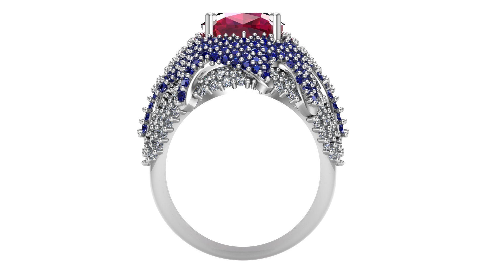 Special Ring A18 3D print model_6