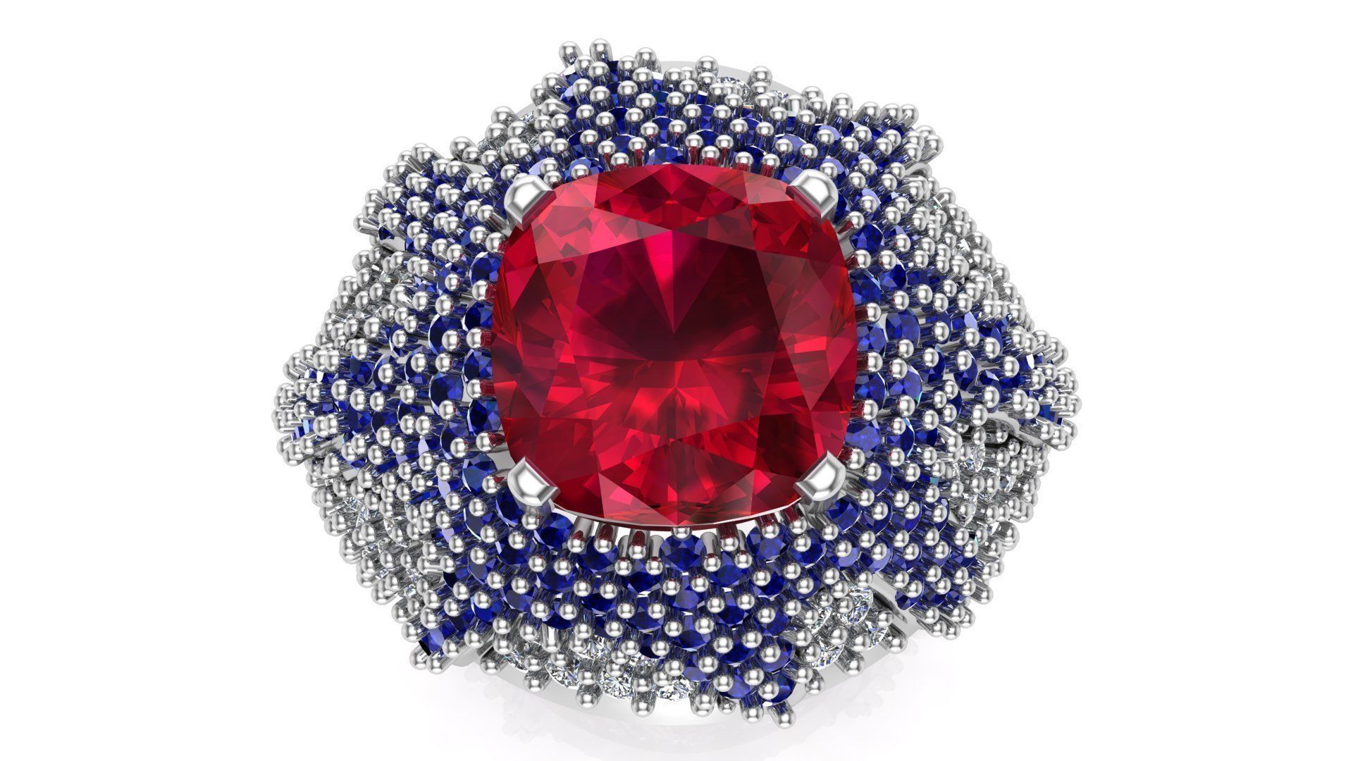 Special Ring A18 3D print model_8