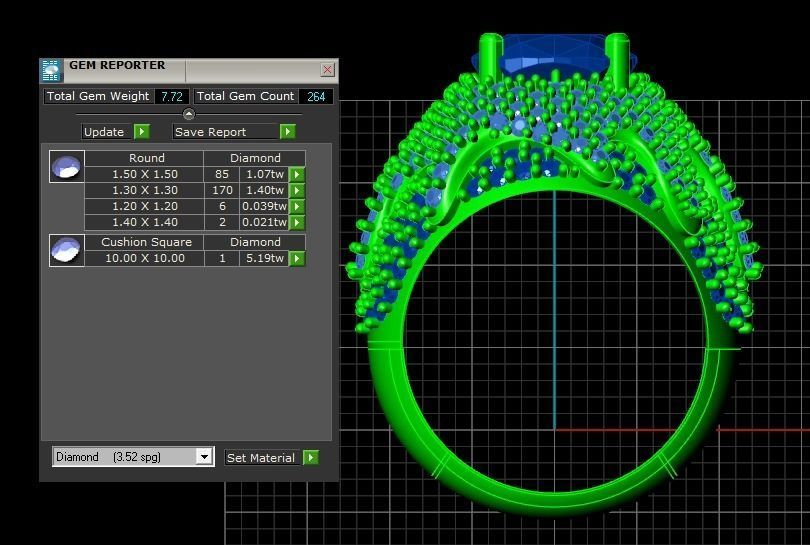 Special Ring A18 3D print model_12