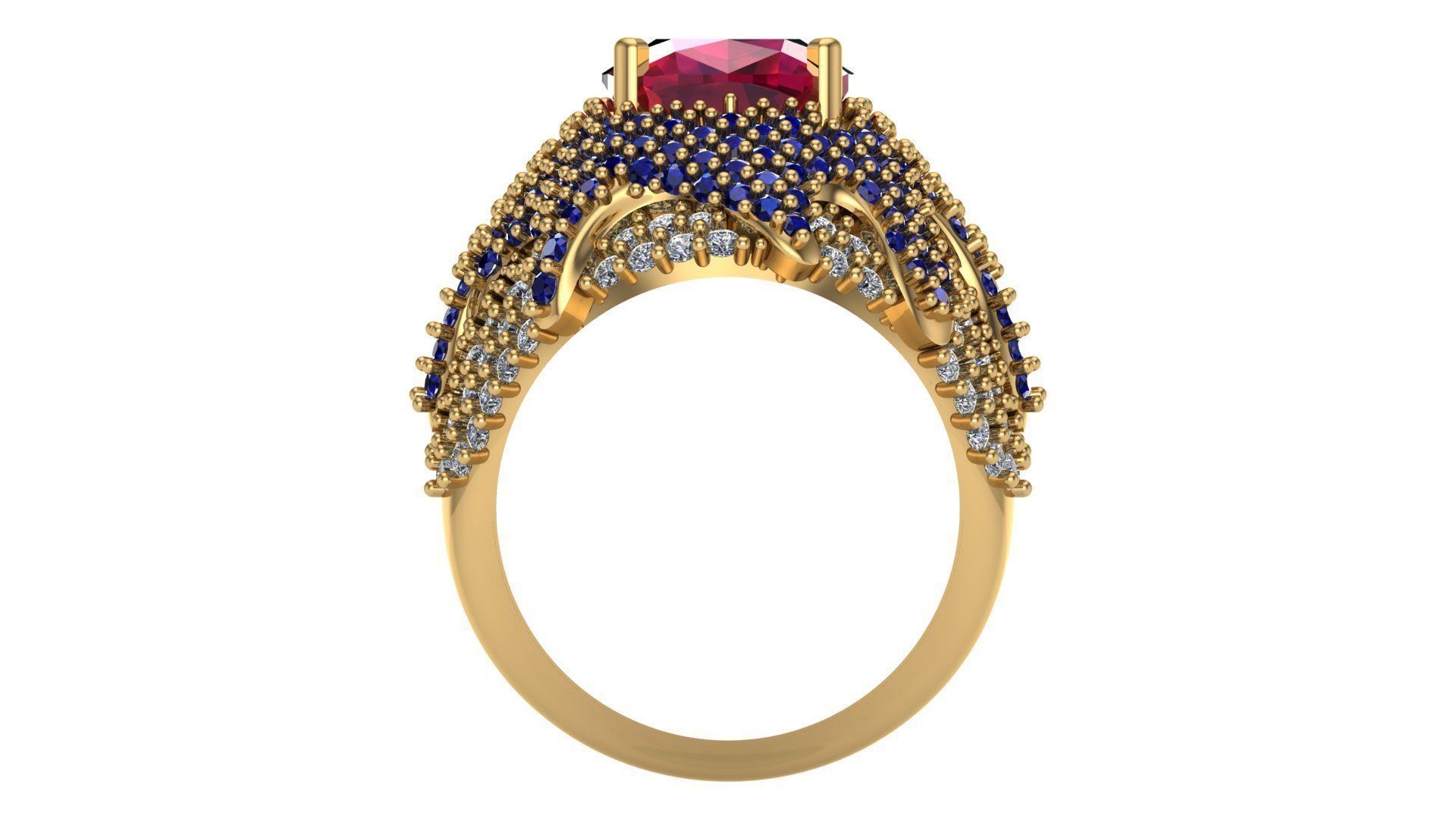 Special Ring A18 3D print model_4