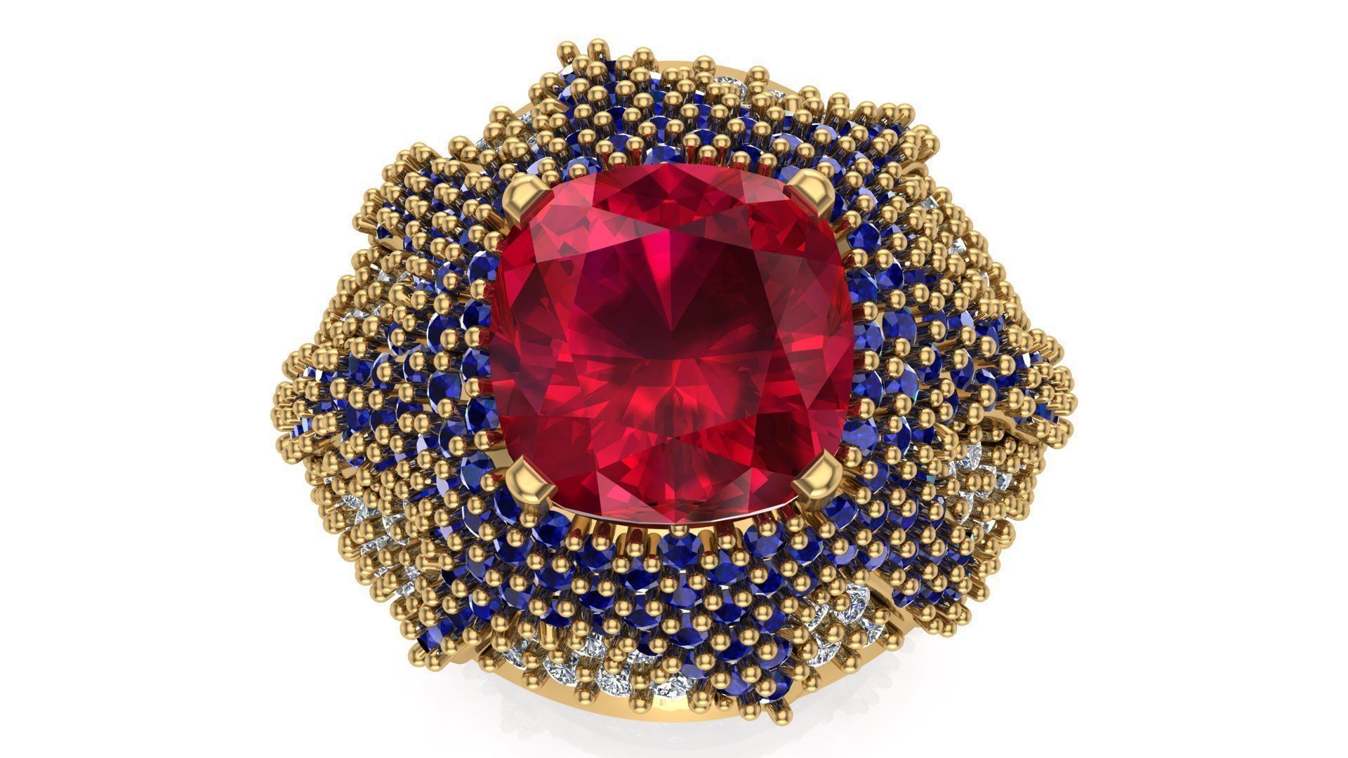 Special Ring A18 3D print model_2