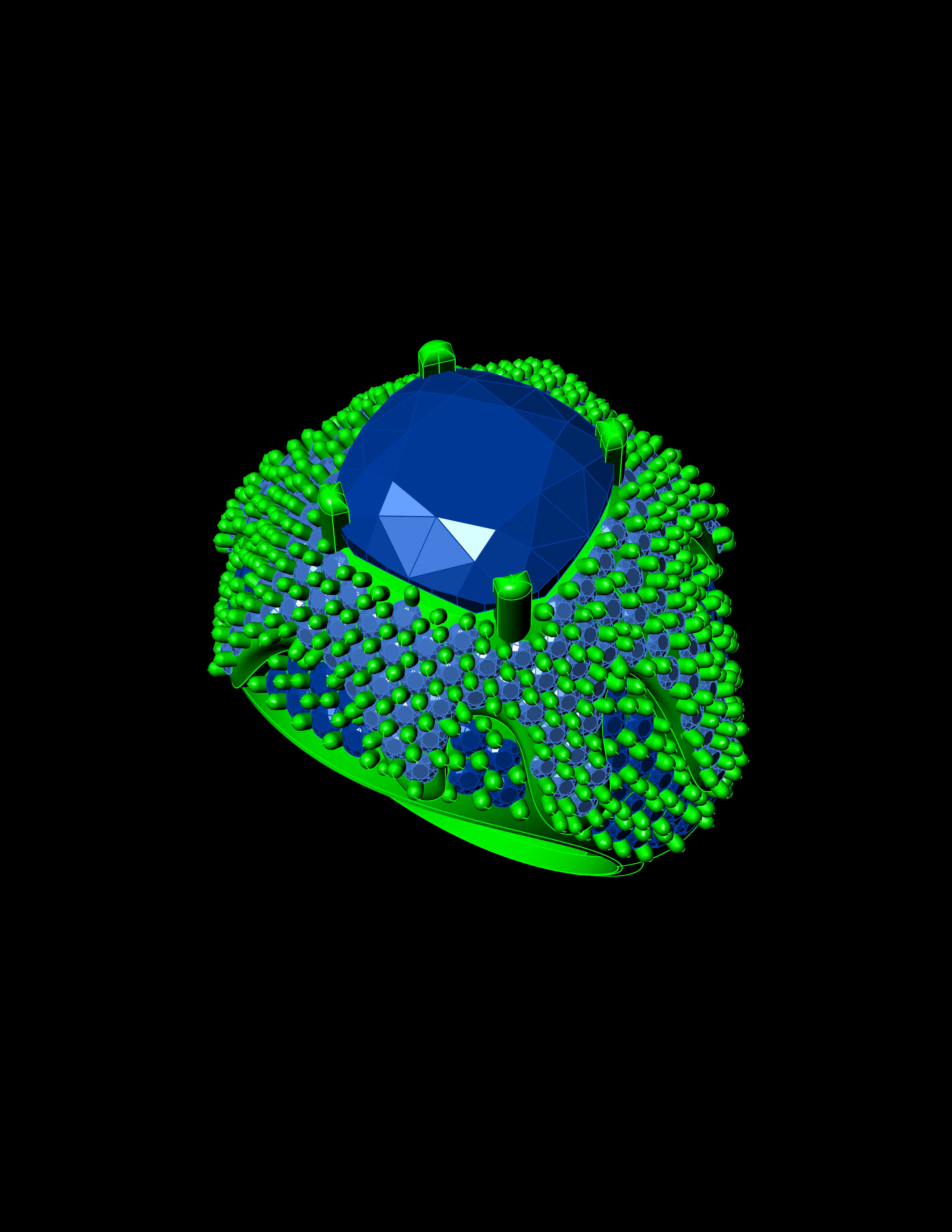 Special Ring A18 3D print model_13