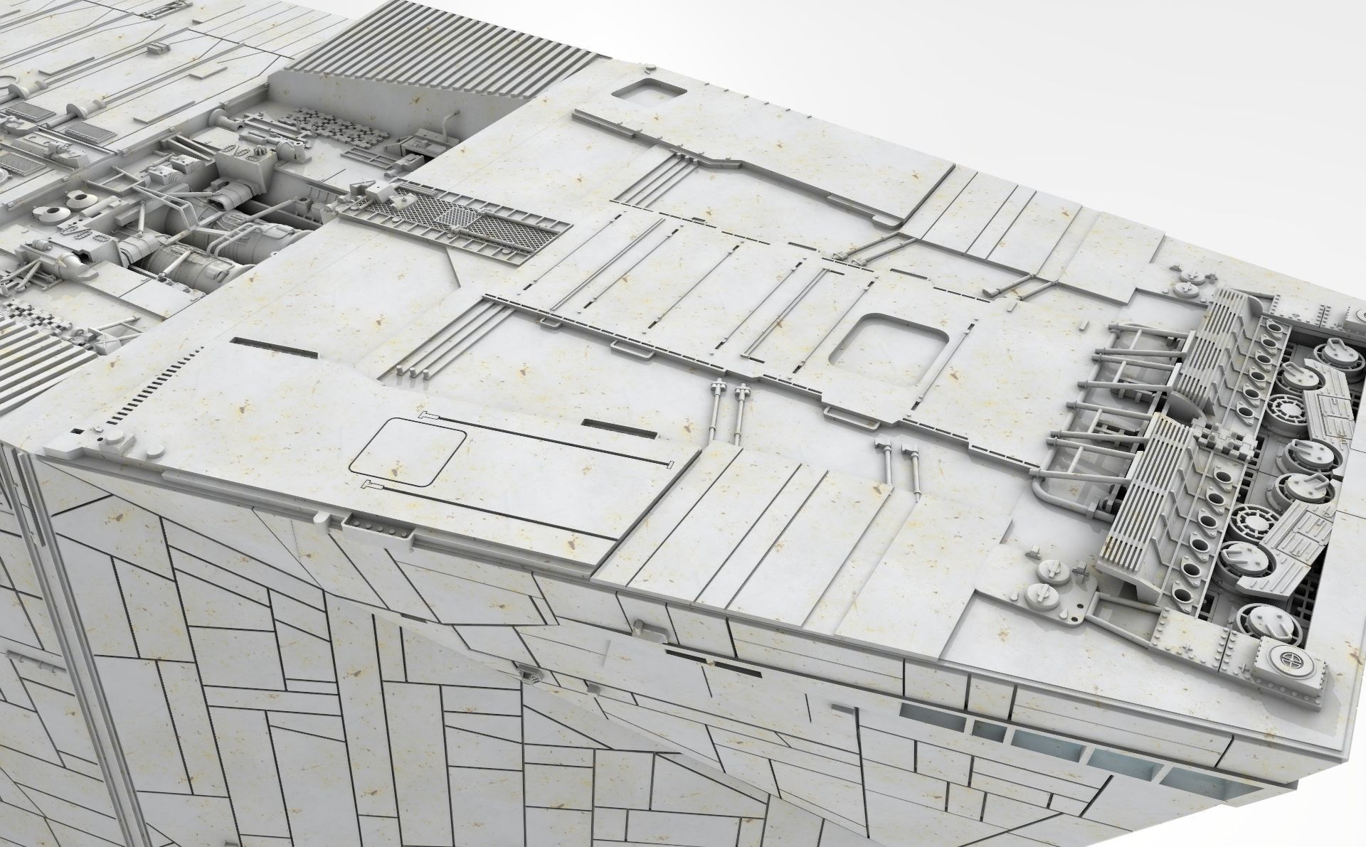 Star Wars A New Hope Sandcrawler 3D print model_7