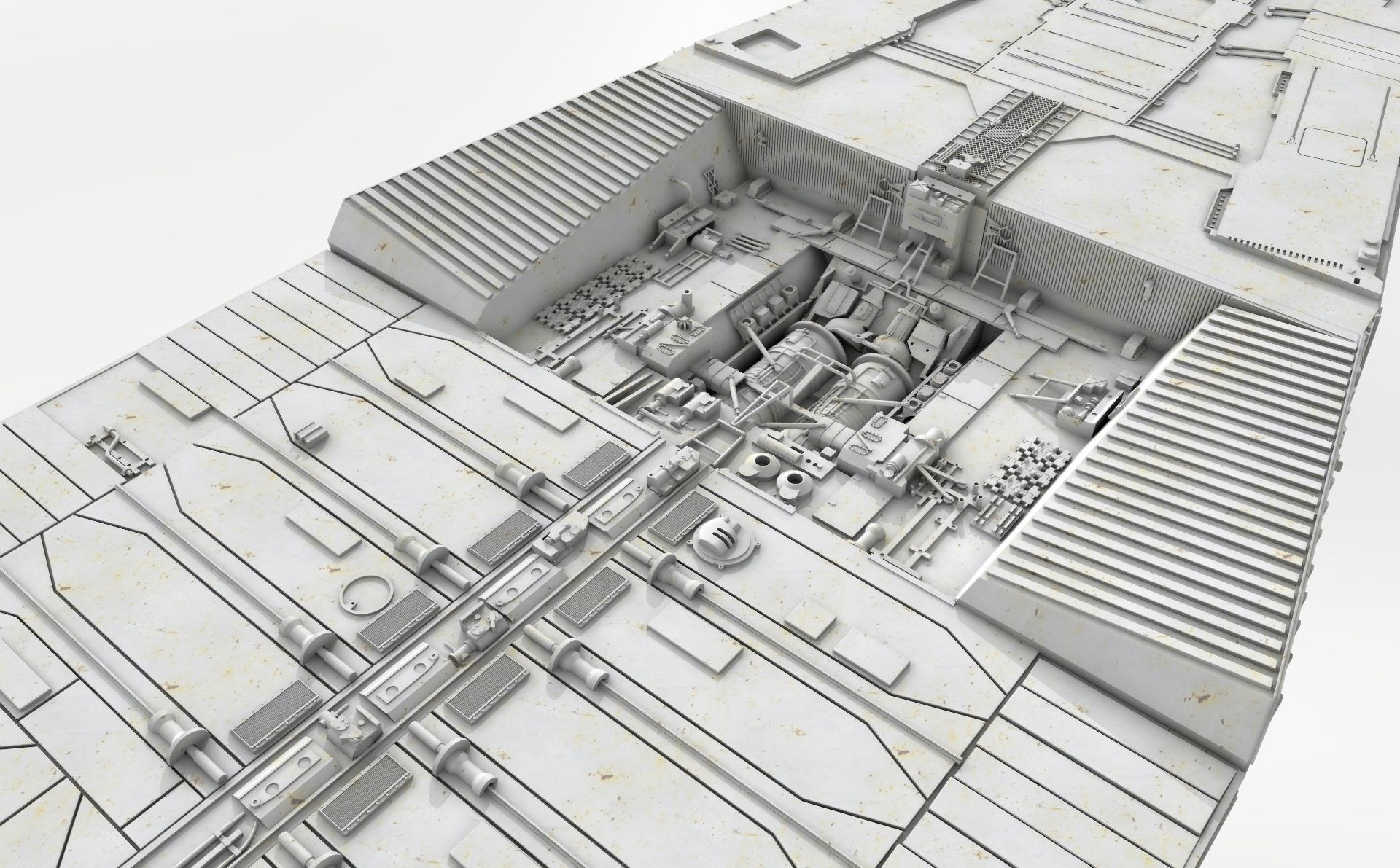 Star Wars A New Hope Sandcrawler 3D print model_4