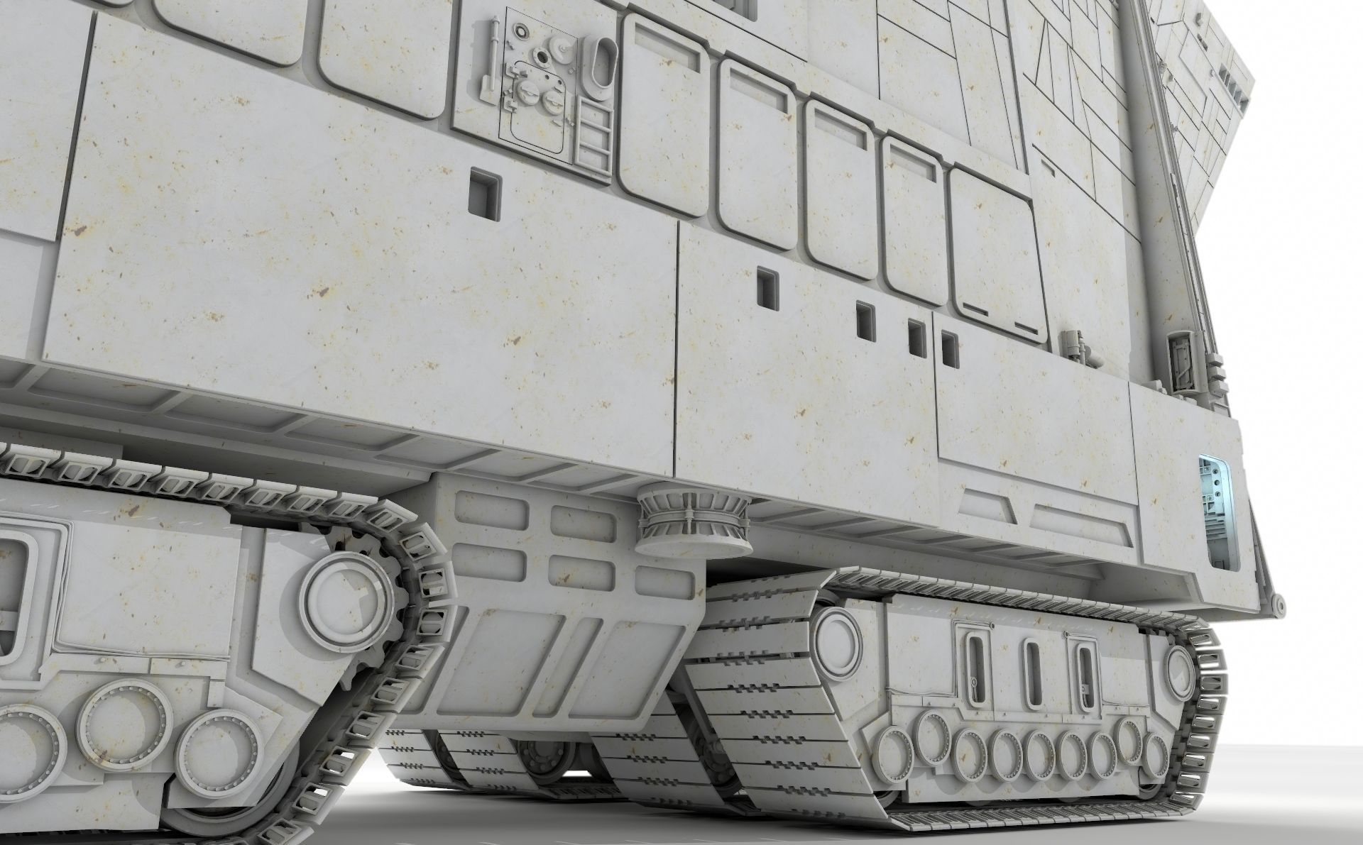 Star Wars A New Hope Sandcrawler 3D print model_5