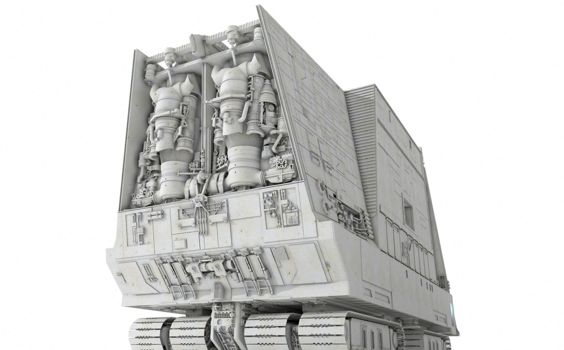 Star Wars A New Hope Sandcrawler 3D print model_2