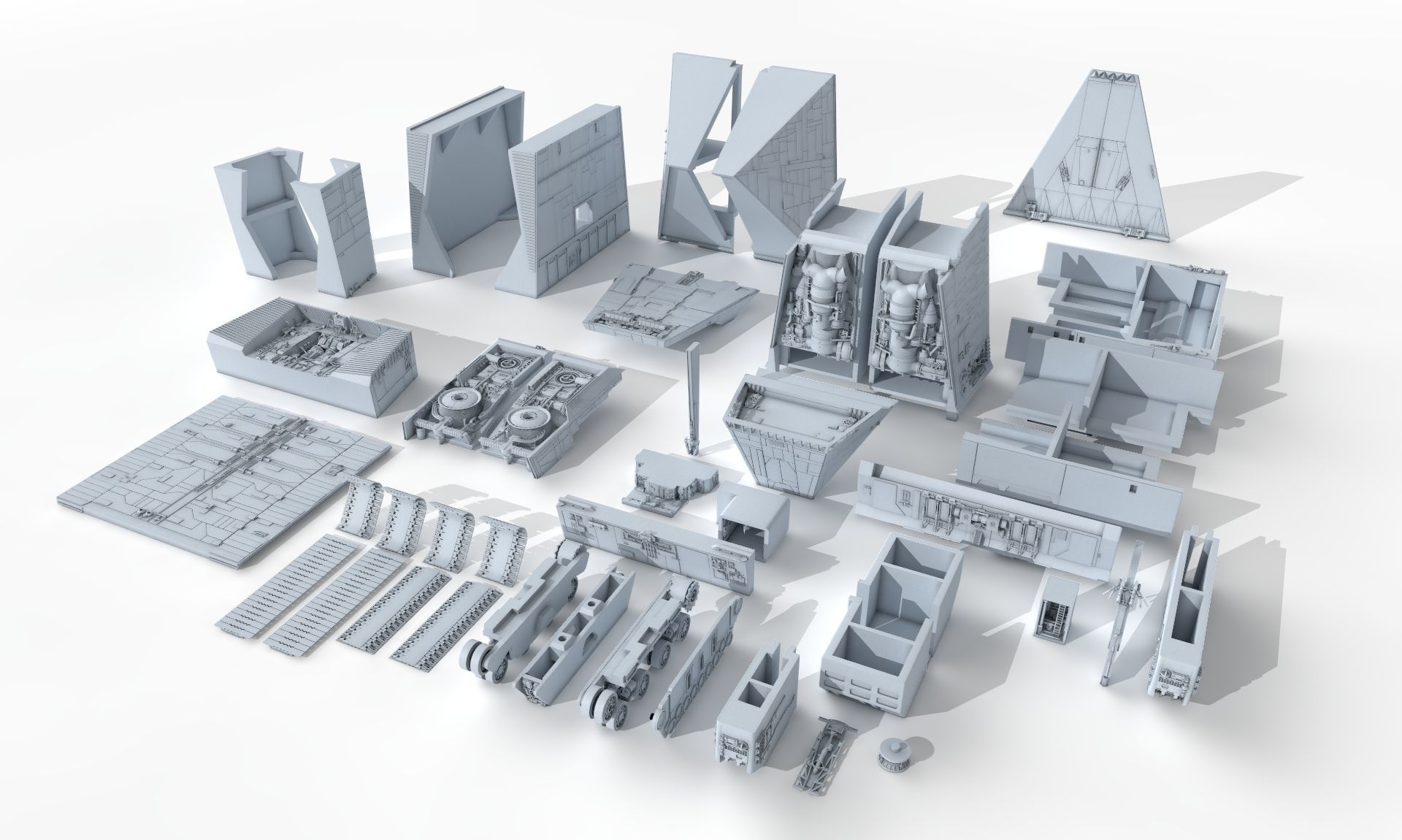 Star Wars A New Hope Sandcrawler 3D print model_10