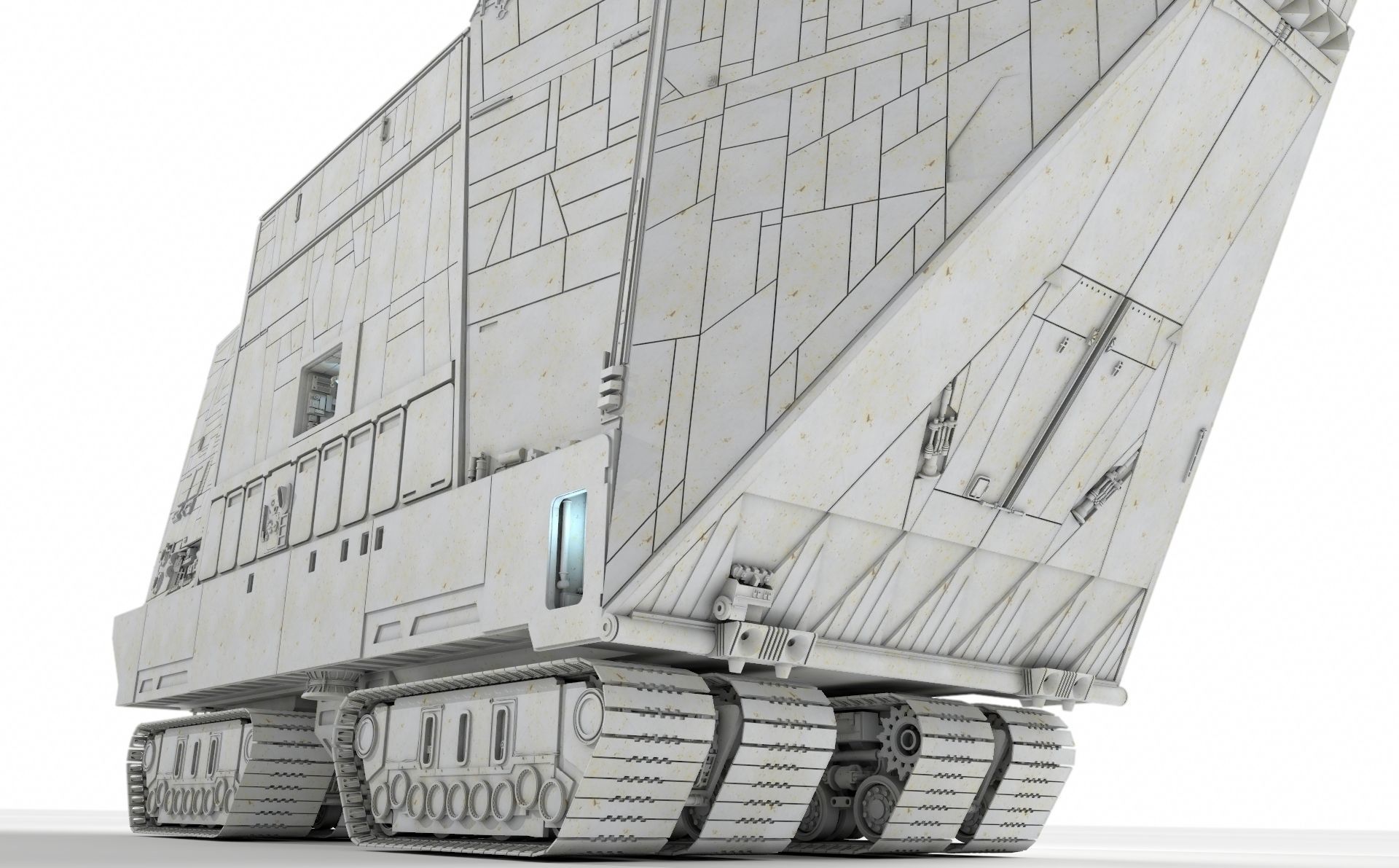 Star Wars A New Hope Sandcrawler 3D print model_6