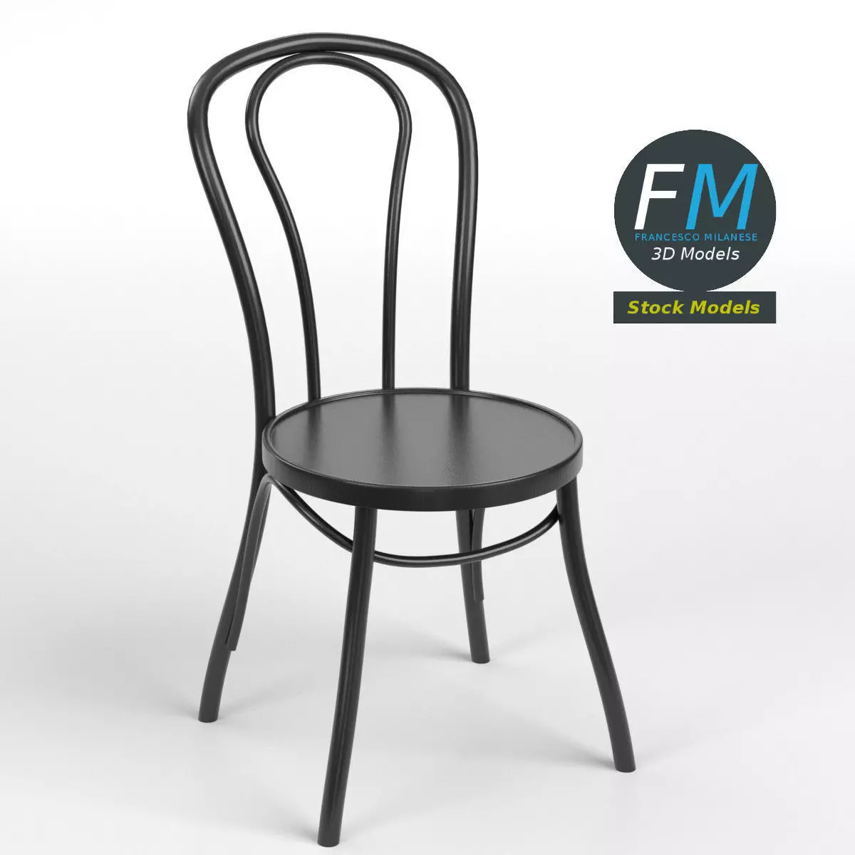 Dining chair 1 3D model_0