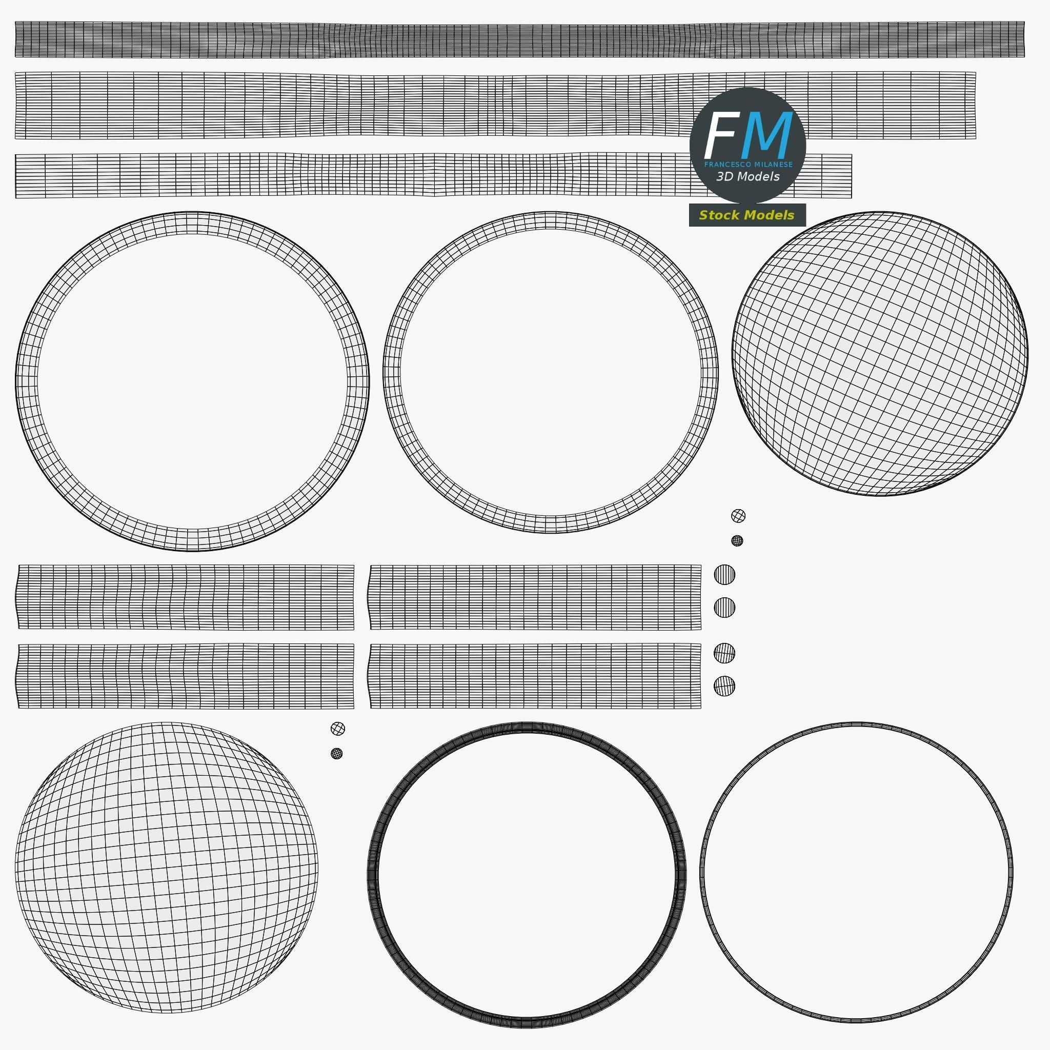 Dining chair 1 3D model_11