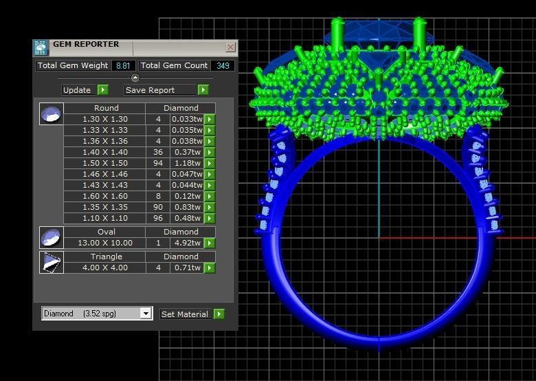Special Ring A19 3D print model_12