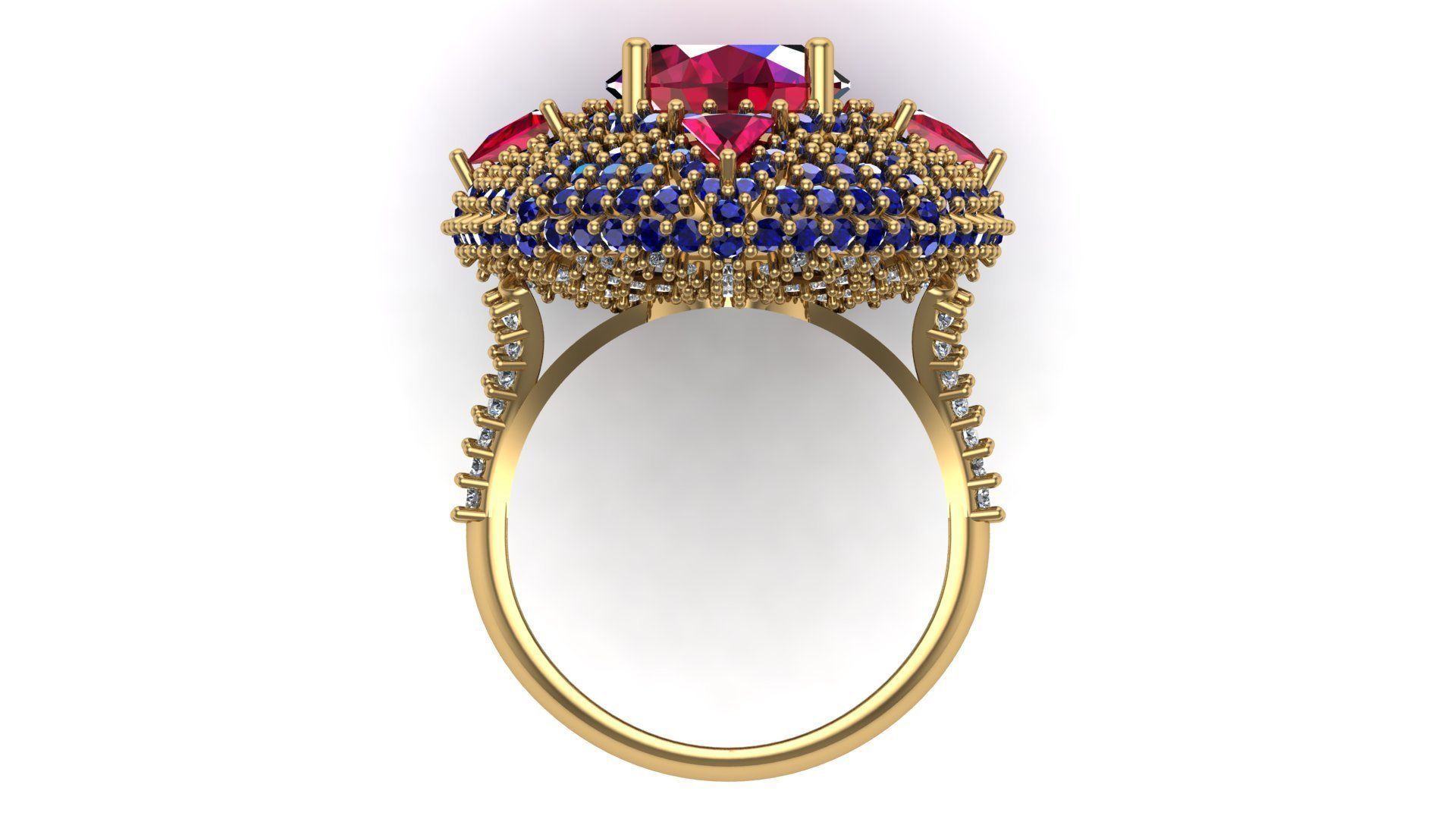 Special Ring A19 3D print model_4