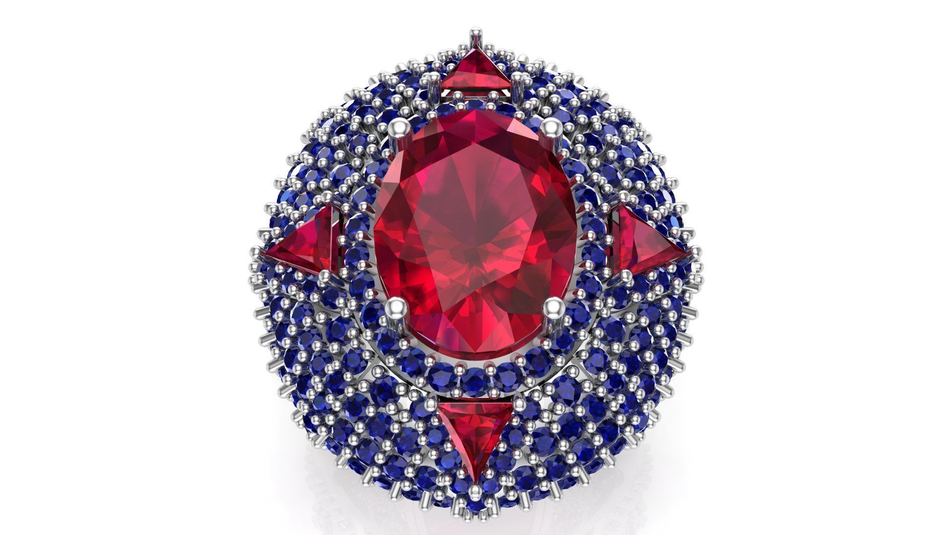 Special Ring A19 3D print model_7