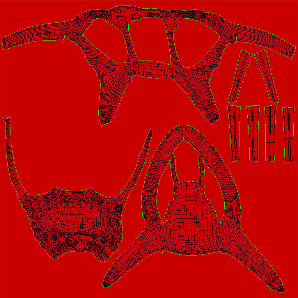 Plastic Chair  3D model_17