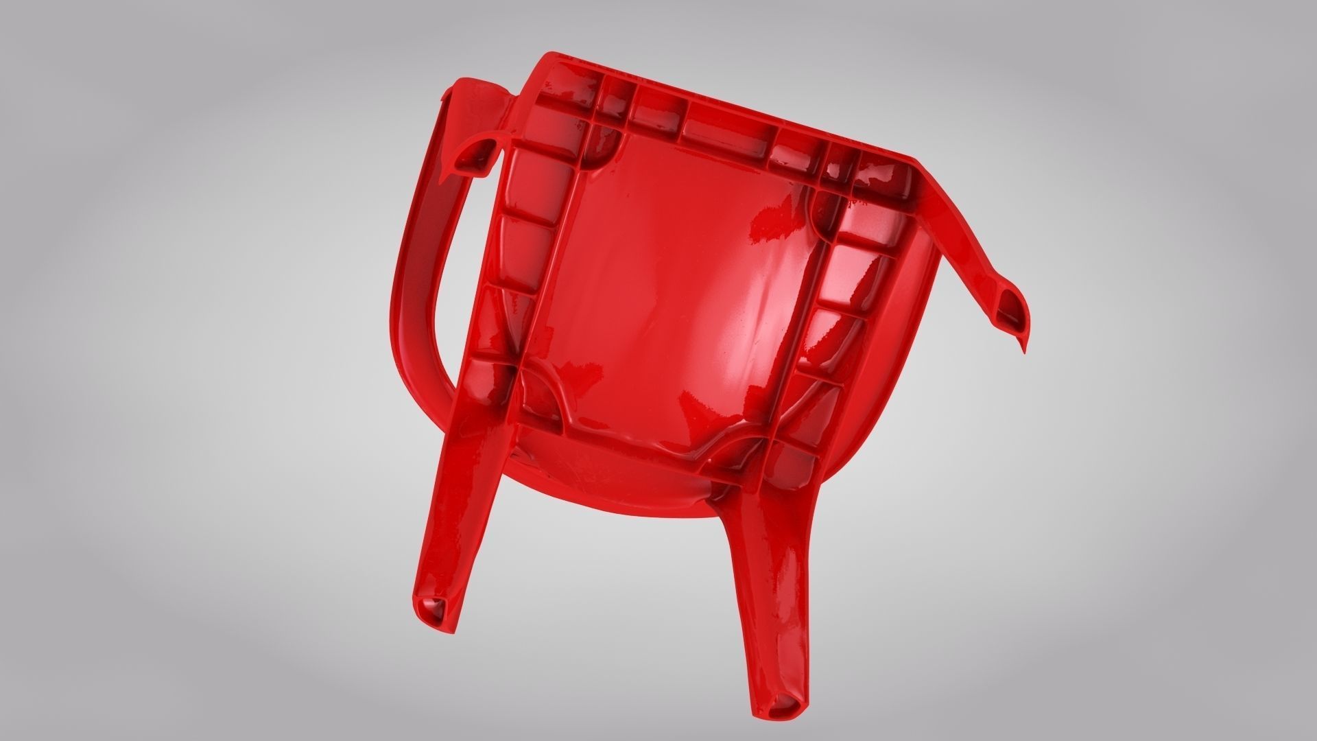 Plastic Chair  3D model_14