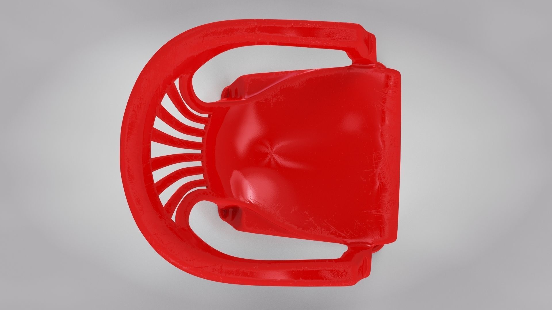 Plastic Chair  3D model_8