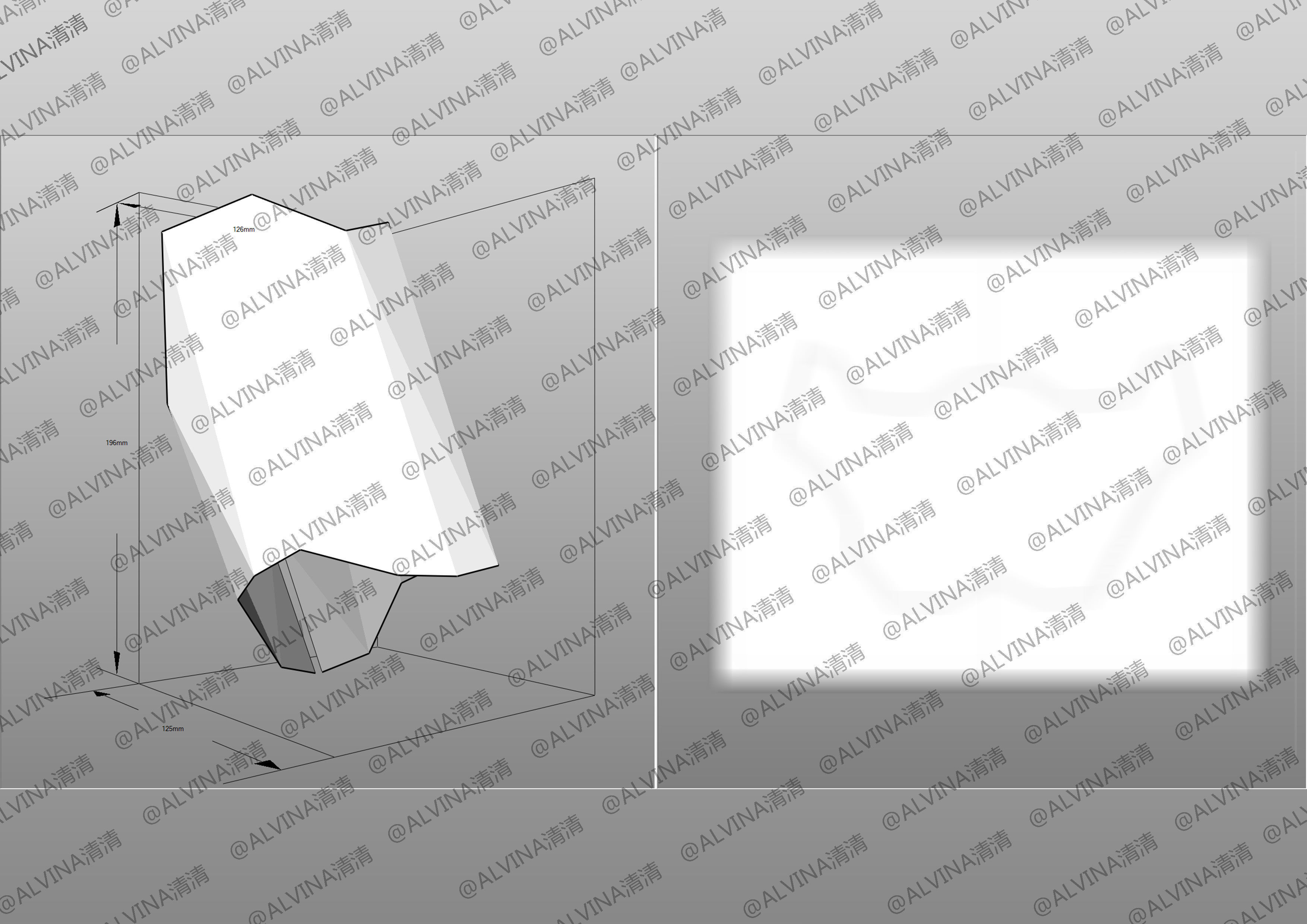 Kamen Rider Valkyrie Armor - DIY Cosplay Pepakura Foam Template Low-poly 3D model_27