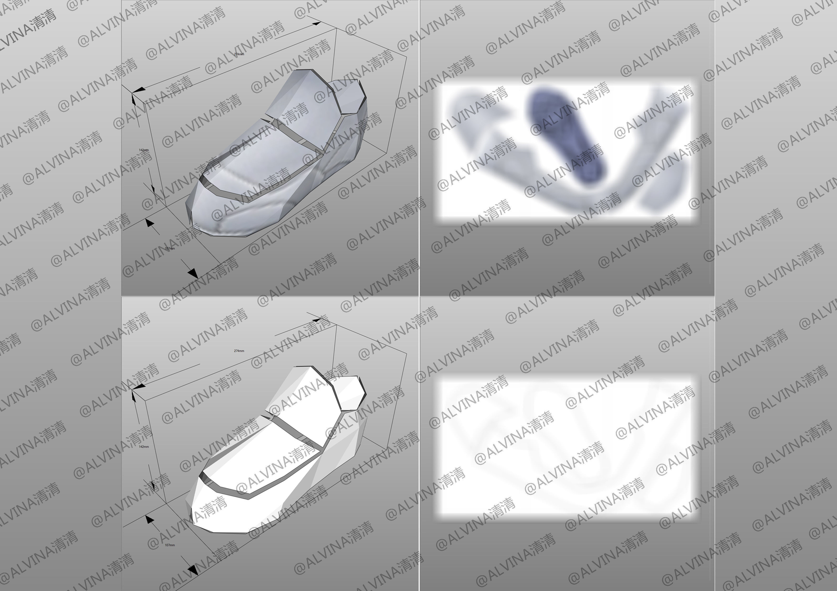 Kamen Rider Valkyrie Armor - DIY Cosplay Pepakura Foam Template Low-poly 3D model_11