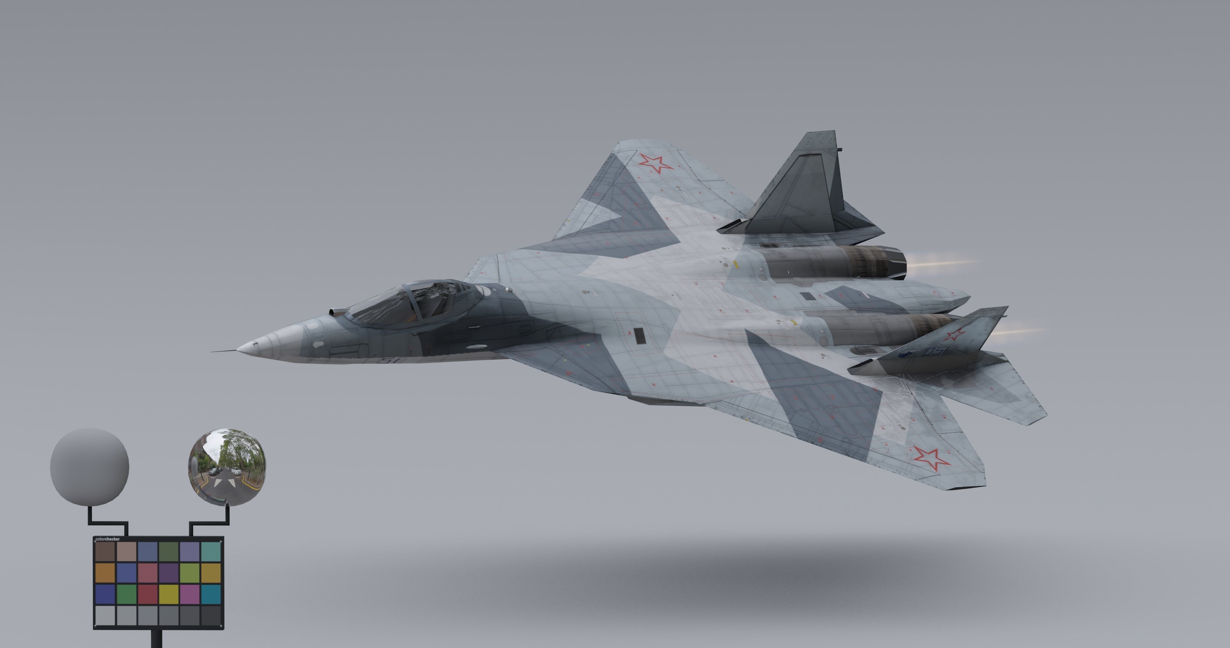 Pack Sukhoi Russian Aircraft - 9 Aircrafts Low-poly 3D model_1