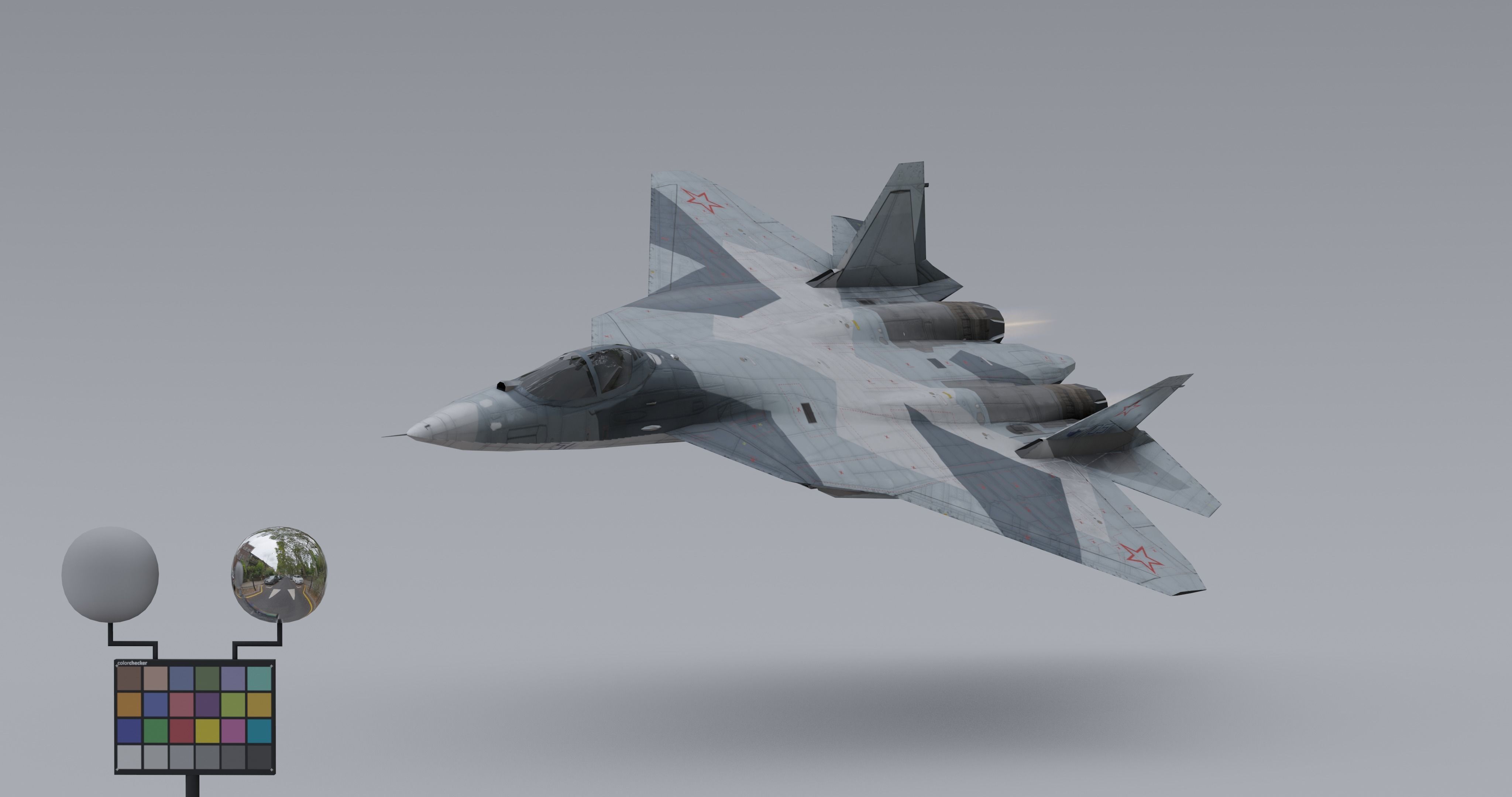 Pack Sukhoi Russian Aircraft - 9 Aircrafts Low-poly 3D model_16