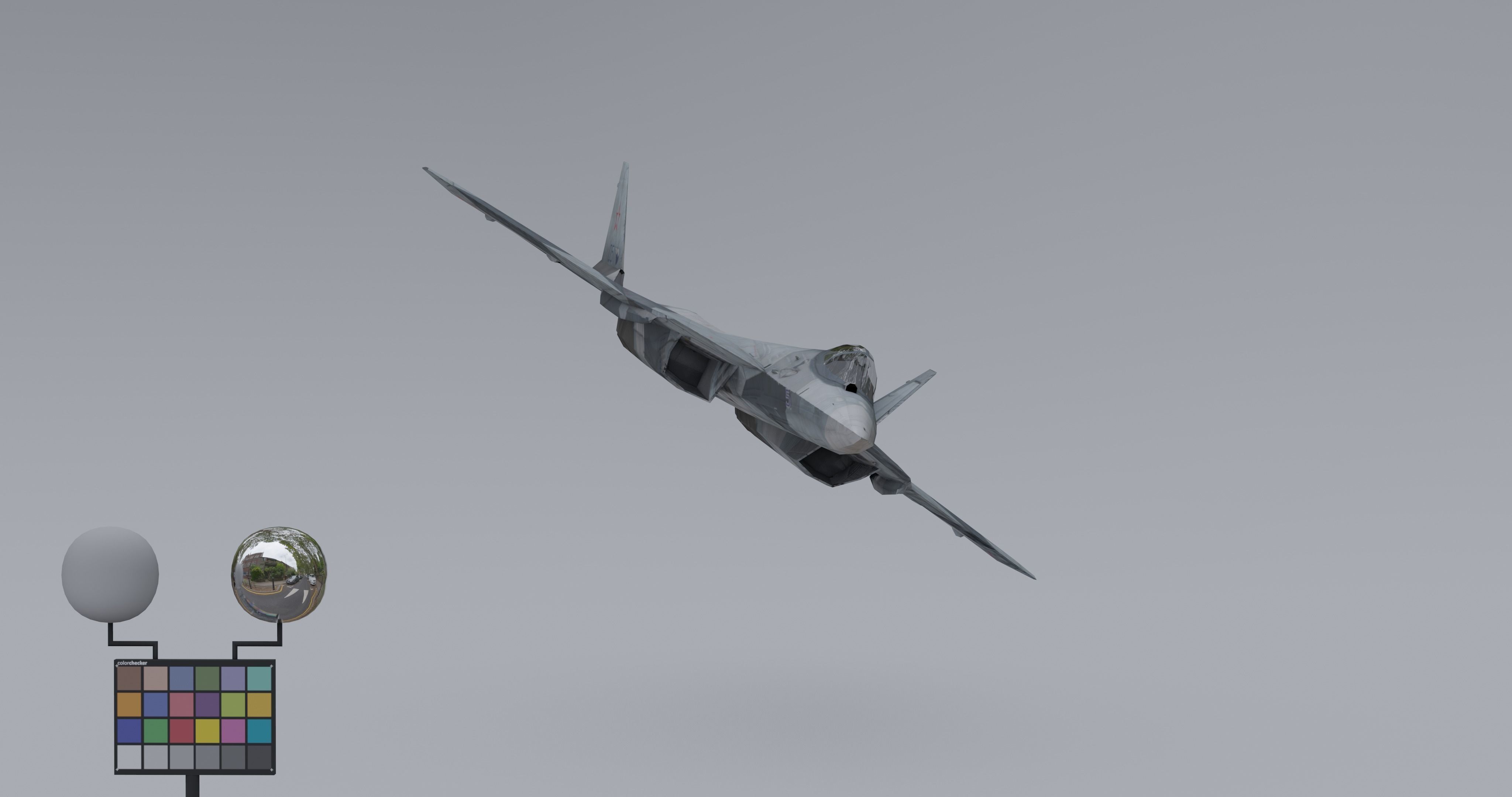 Pack Sukhoi Russian Aircraft - 9 Aircrafts Low-poly 3D model_18