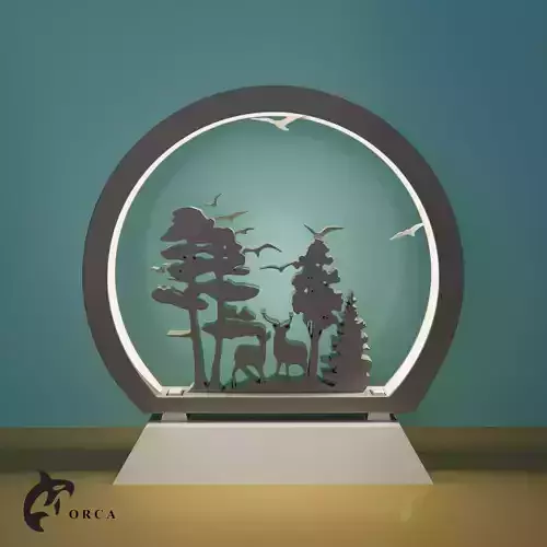 LIGHT DESK DECORATION 3D print model