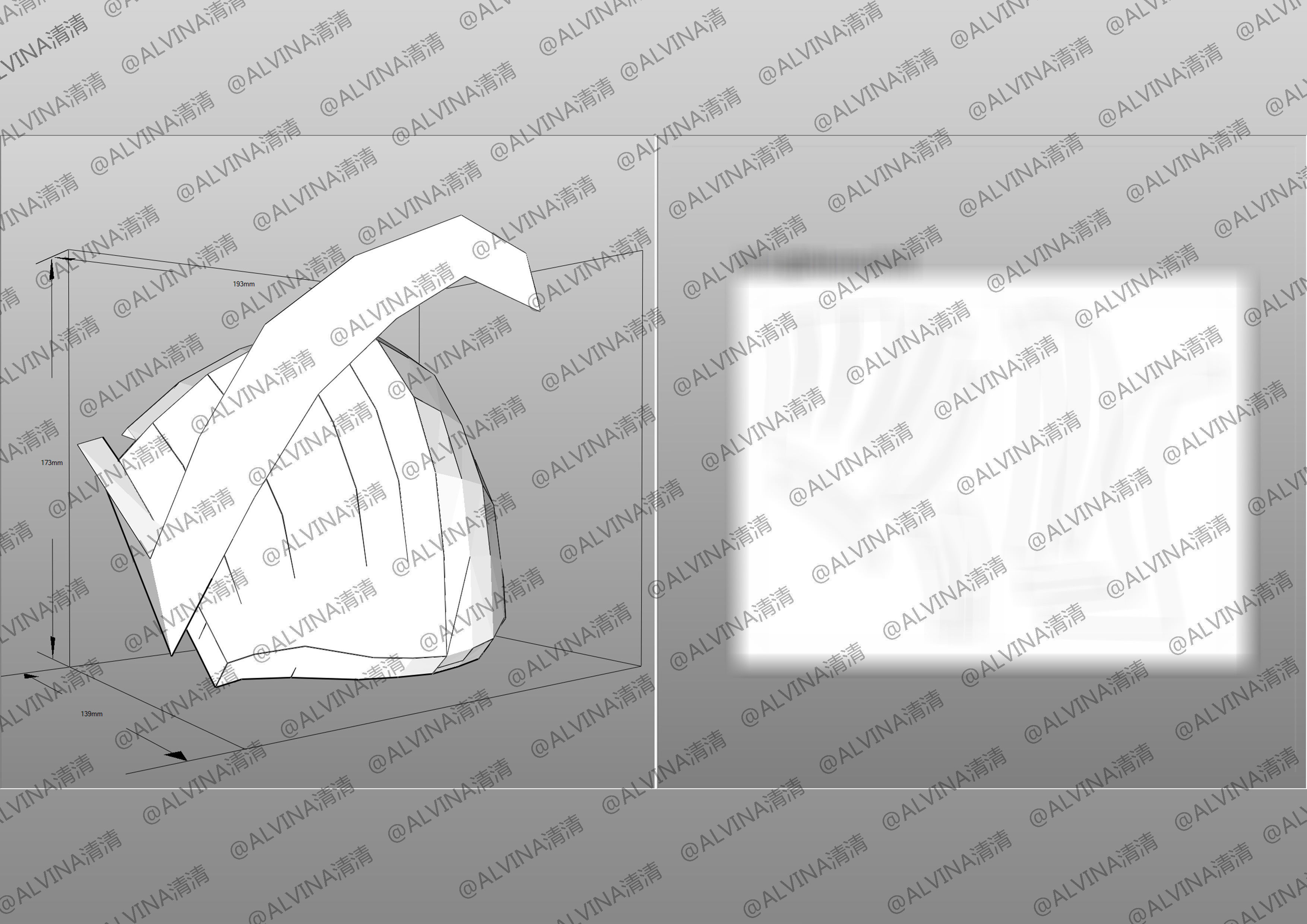 Kamen Rider Gotchard Armor - DIY Cosplay Pepakura Foam Template Low-poly 3D model_23