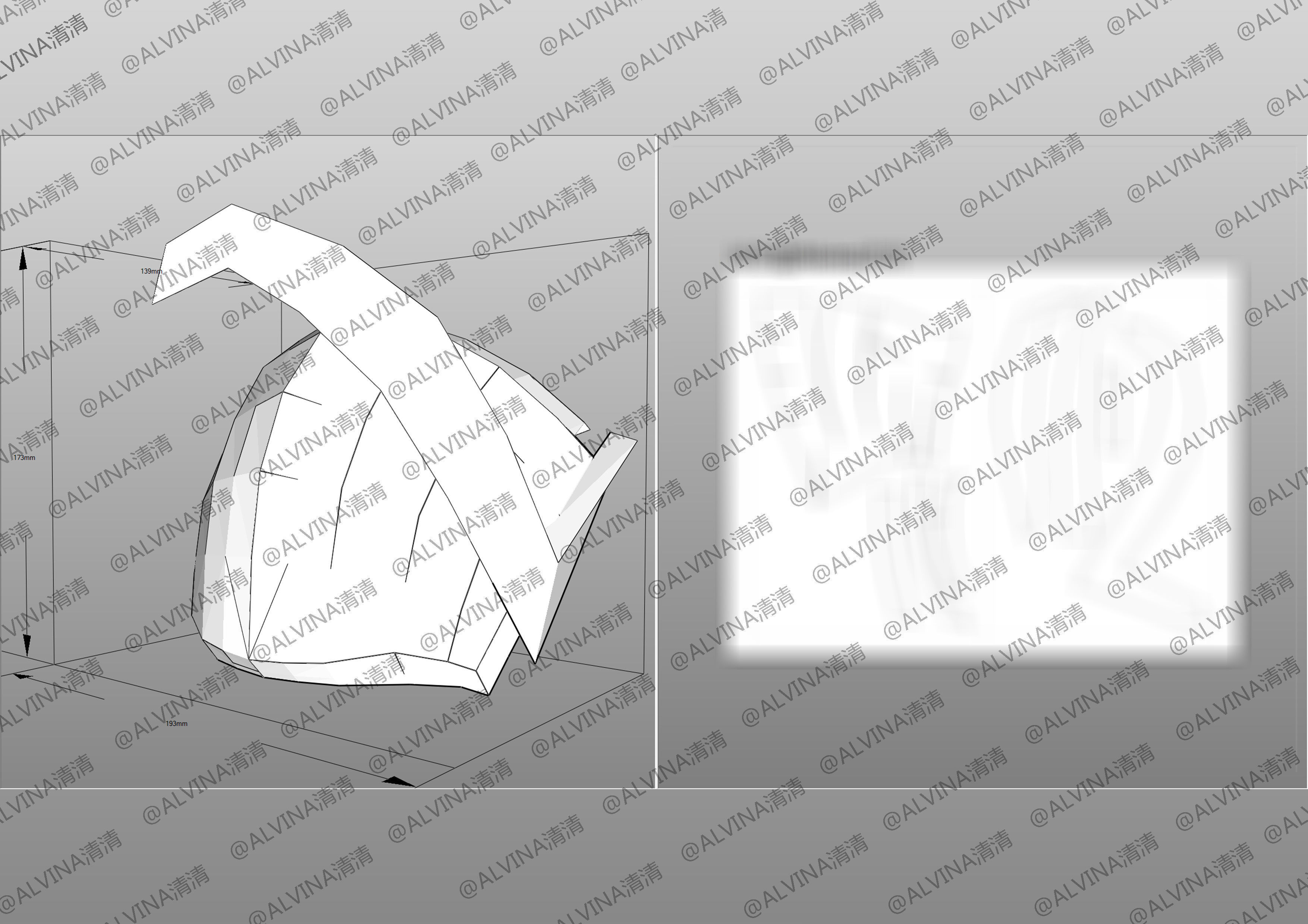 Kamen Rider Gotchard Armor - DIY Cosplay Pepakura Foam Template Low-poly 3D model_25