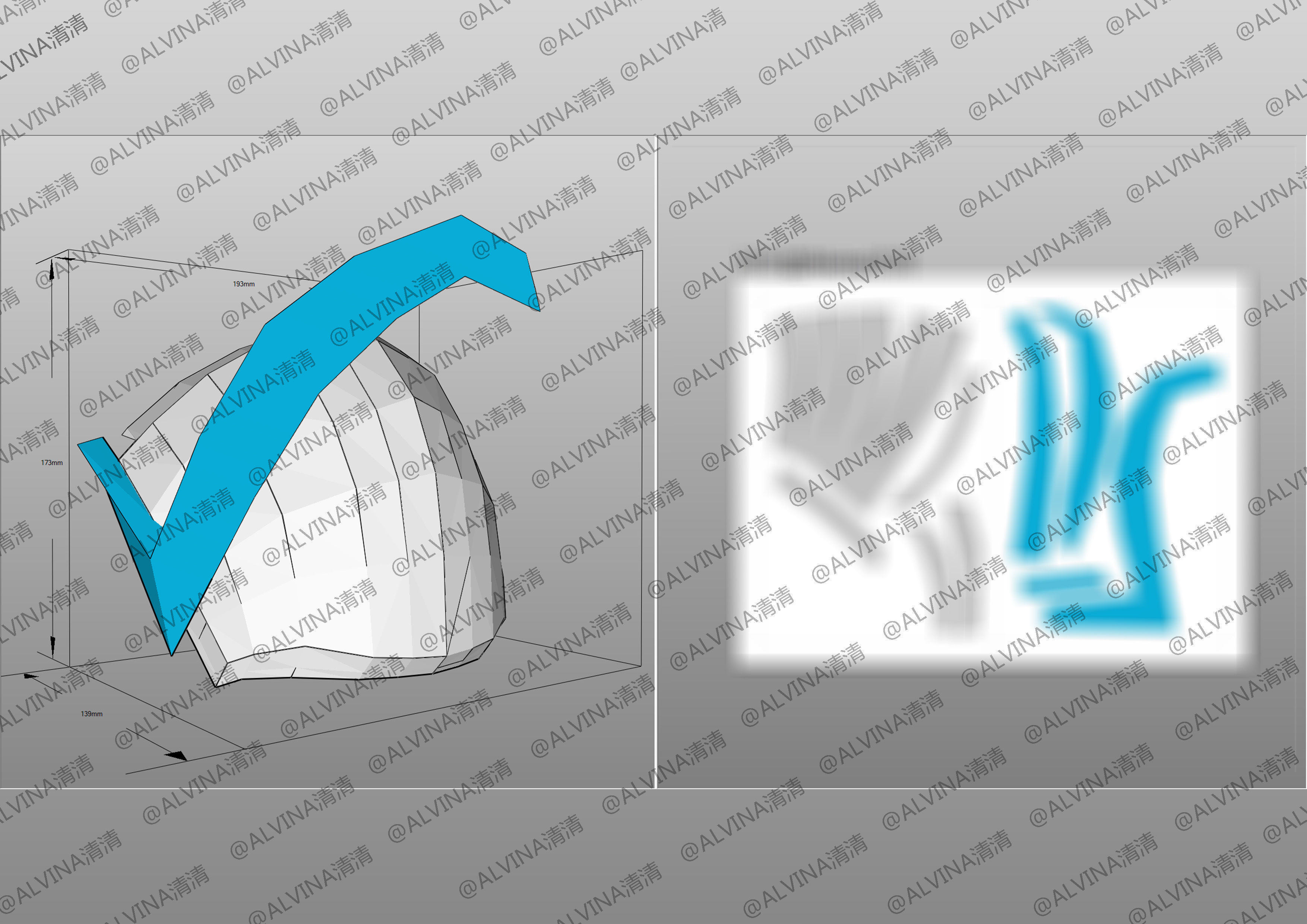 Kamen Rider Gotchard Armor - DIY Cosplay Pepakura Foam Template Low-poly 3D model_22