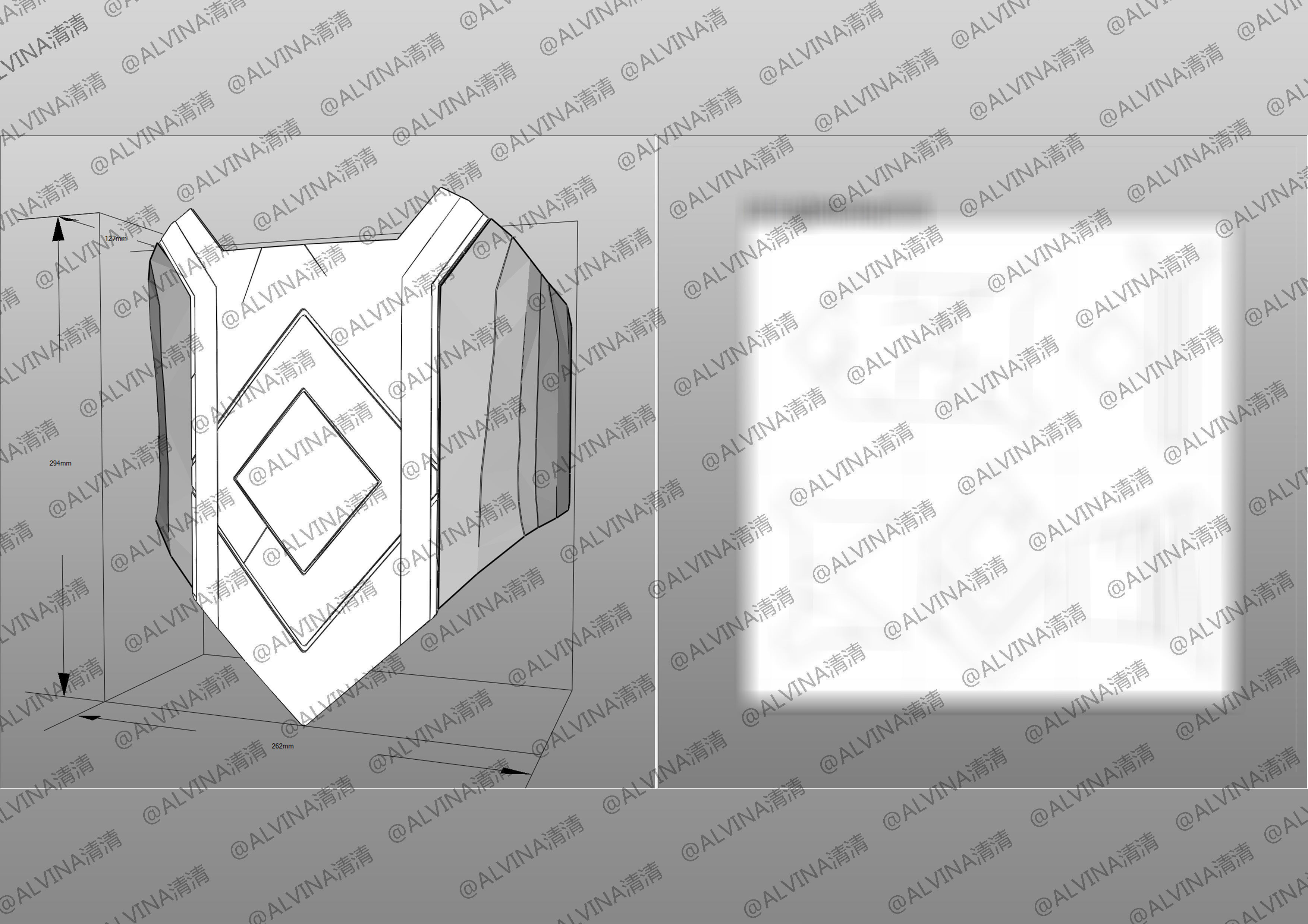 Kamen Rider Gotchard Armor - DIY Cosplay Pepakura Foam Template Low-poly 3D model_19