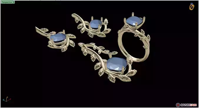 Goldsmith Rad Jewelry 3D Models Set - Leyla