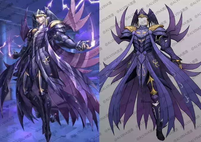 Saint Seiya Oneiros Armor - DIY Cosplay Pepakura Foam Template