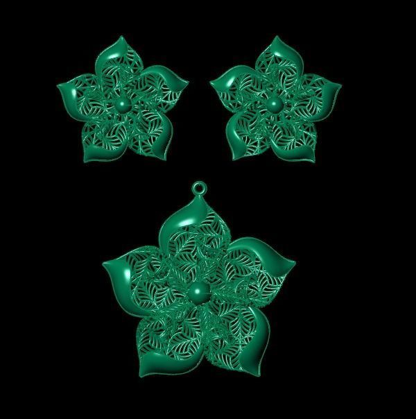 Flower Fusion 3D print model_3