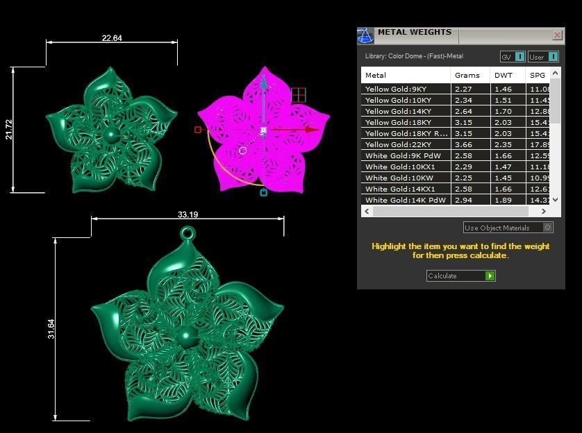 Flower Fusion 3D print model_2