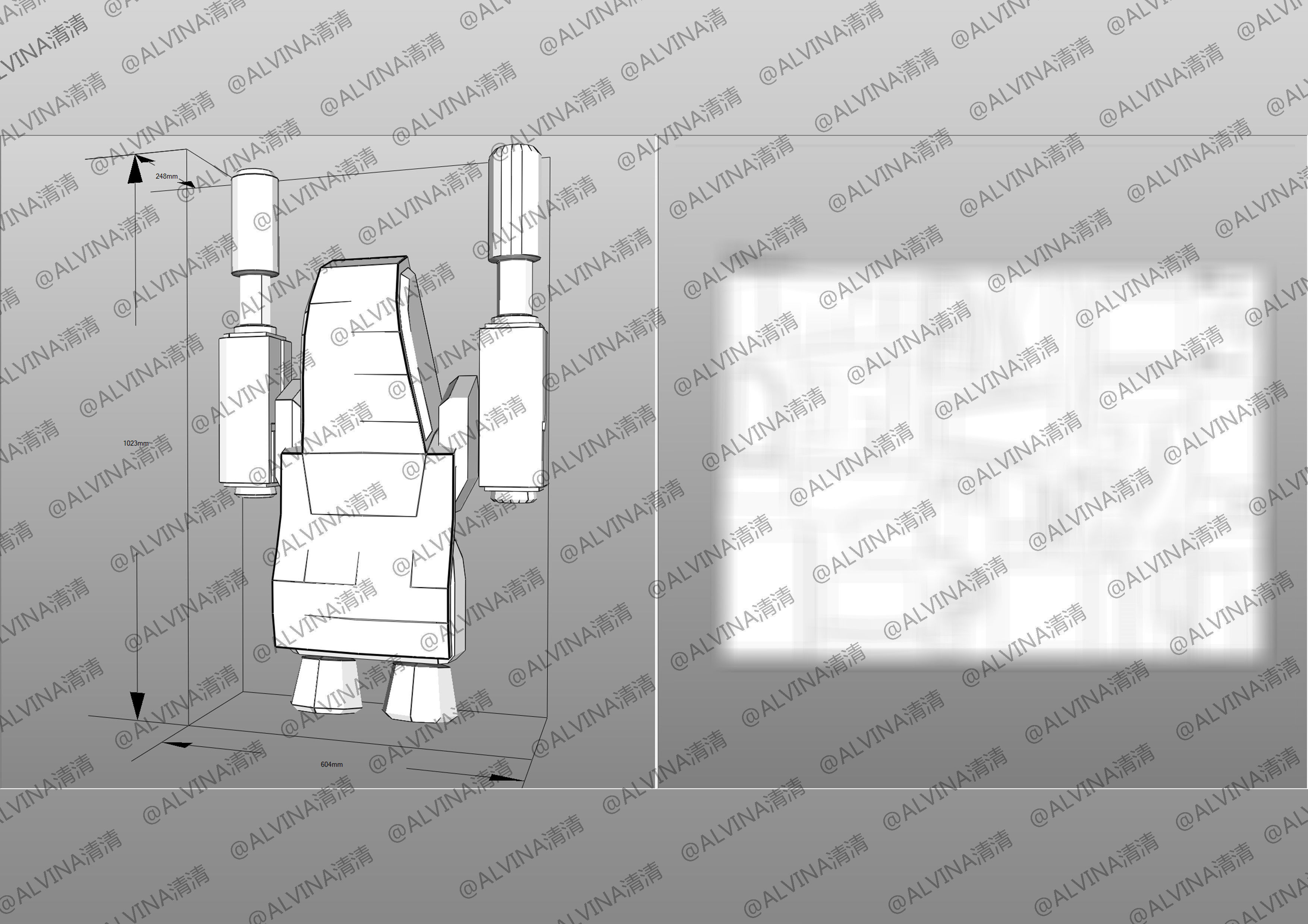 Transformers FTF Optimus Primal Armor - DIY Cosplay Pepakura Low-poly 3D model_16