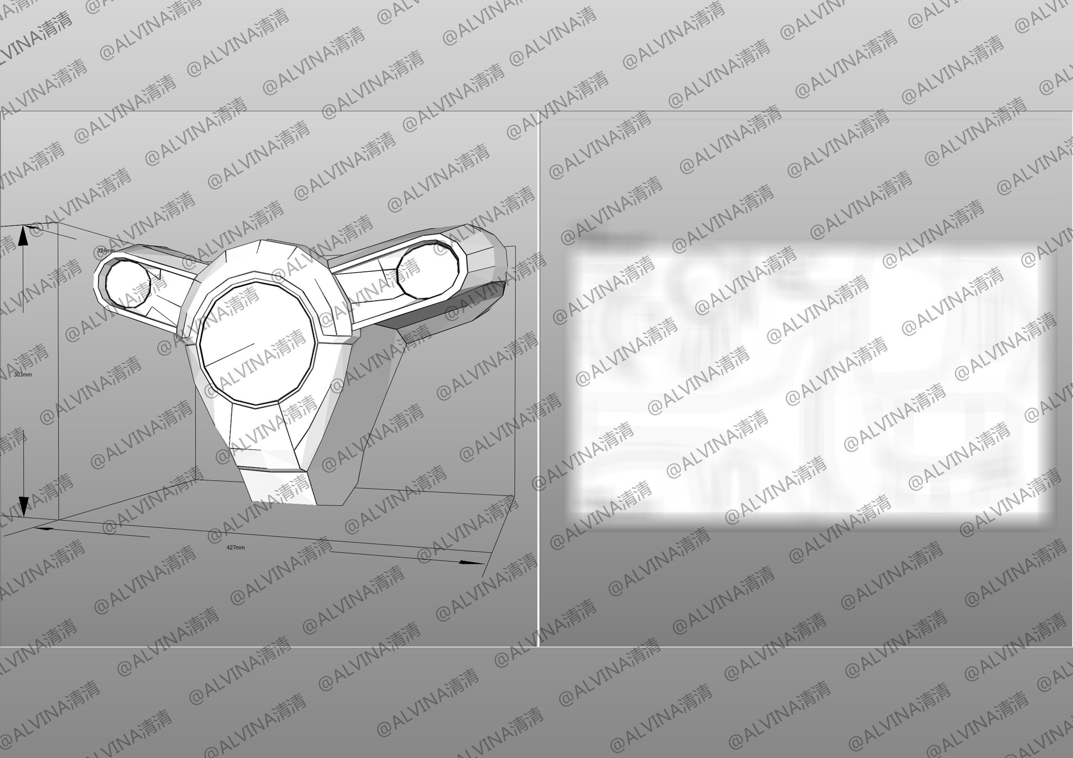 Transformers FTF Optimus Primal Armor - DIY Cosplay Pepakura Low-poly 3D model_18