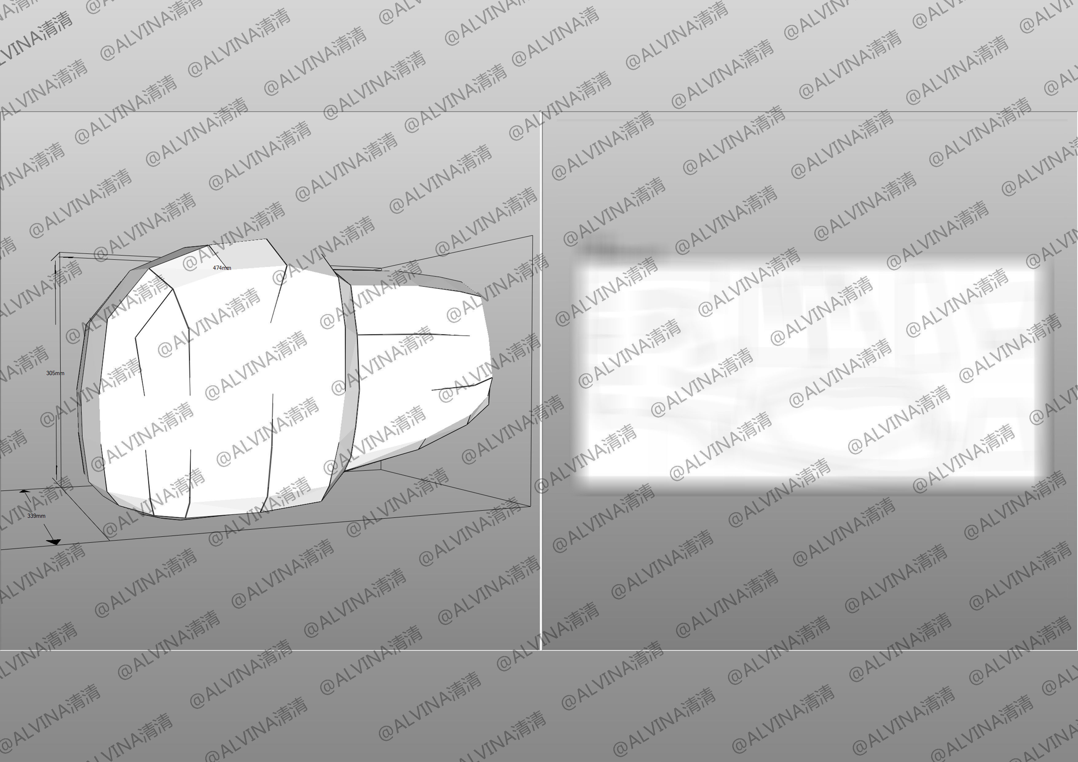 Transformers FTF Optimus Primal Armor - DIY Cosplay Pepakura Low-poly 3D model_20