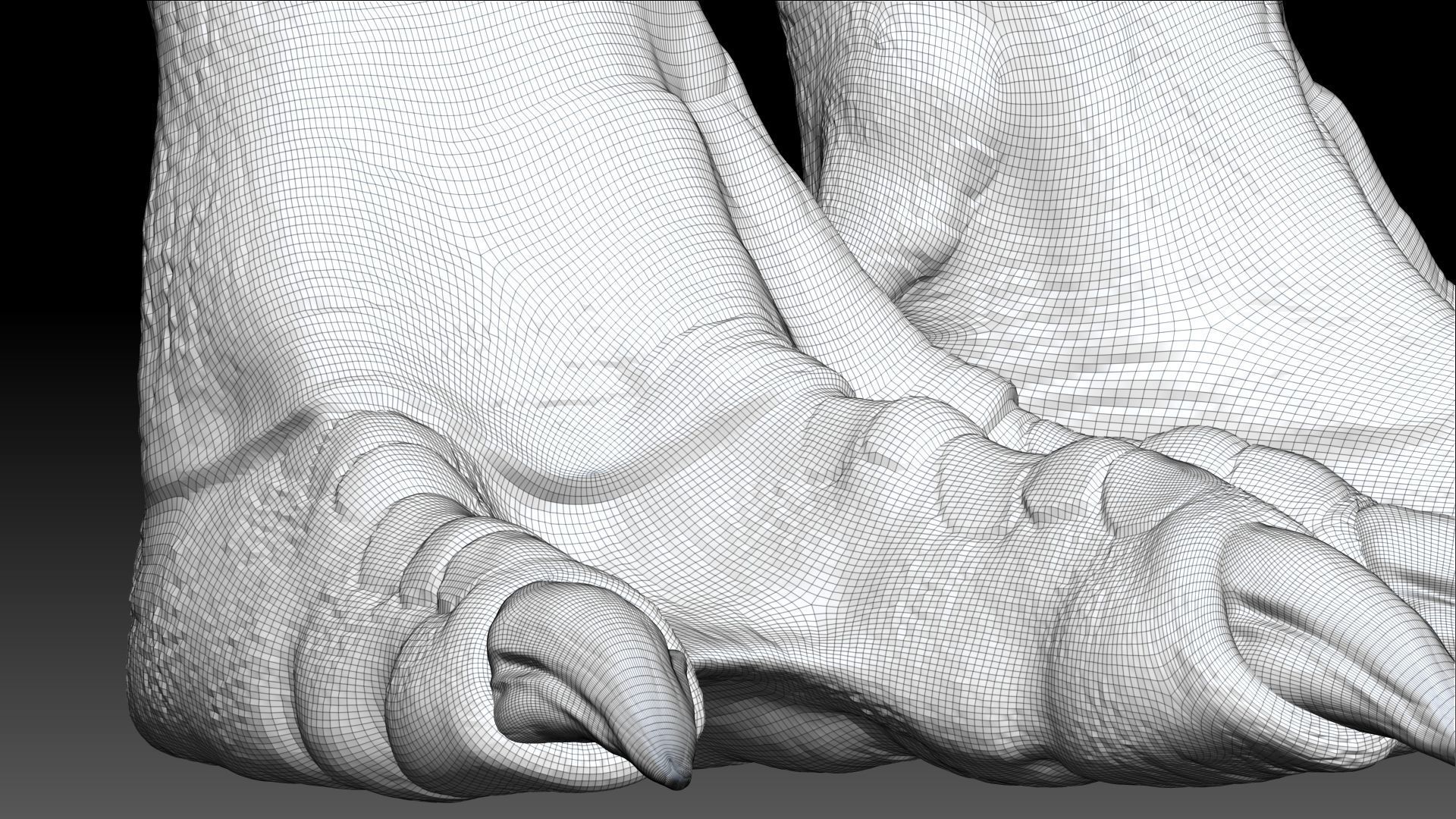 Dinosaur Suchomimus Tenerensis Sculpt Project 3D model_8