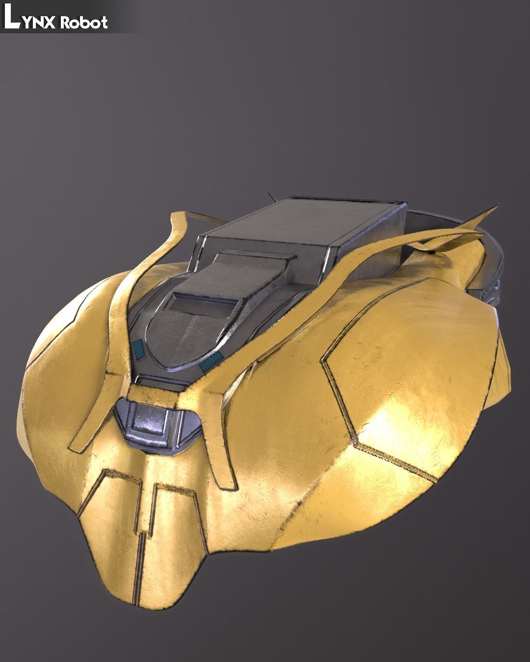 Lynx Robot Low-poly 3D model_4