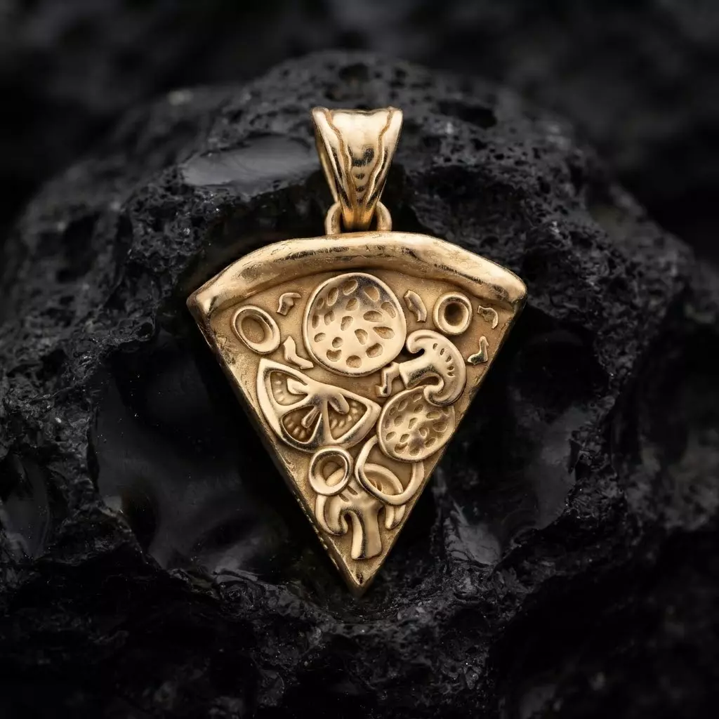 Pizza Slice Pendant 3D print model