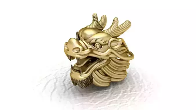 Dragon head 3D print model