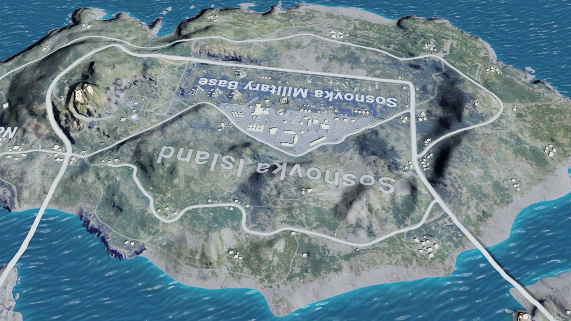 Pubg mobile Erangel map 3d model  3D model_3