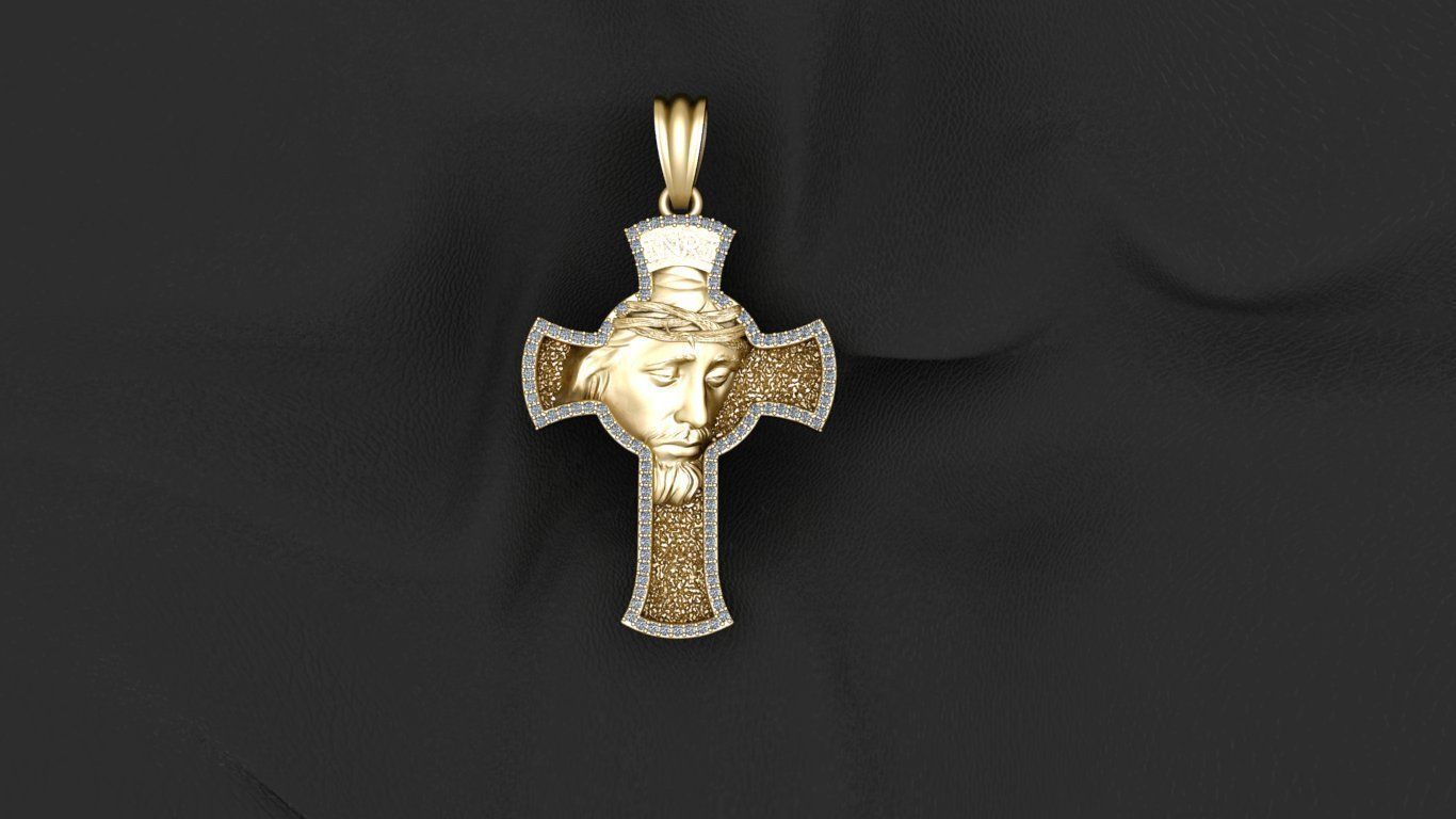 Jesus Cross 3D print model 3D print model_4