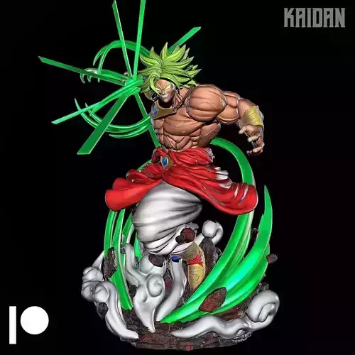 Classic Broly DBZ - STL for 3D printing 3D print model
