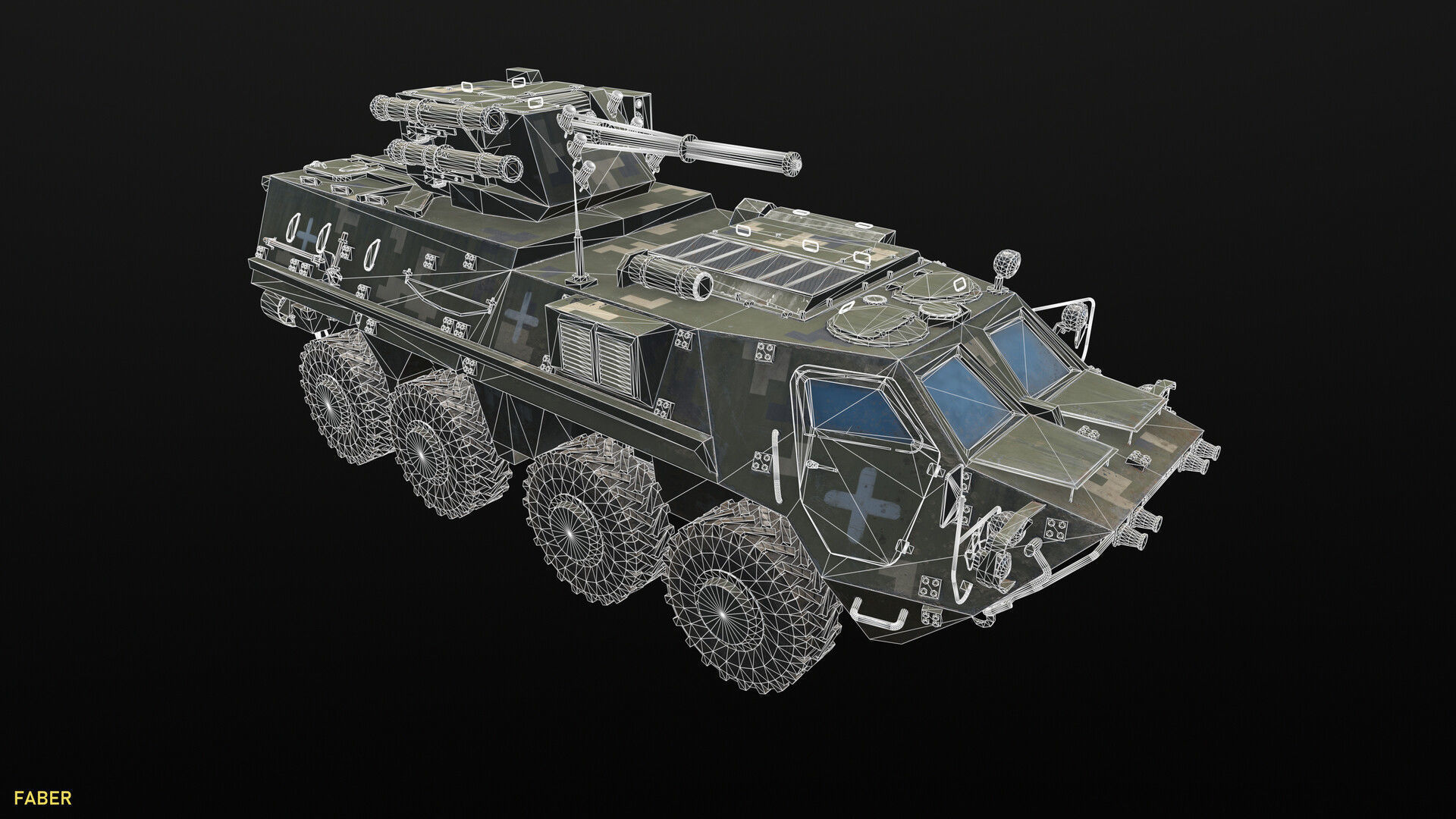 3D BTR-4E model Low-poly 3D model_3
