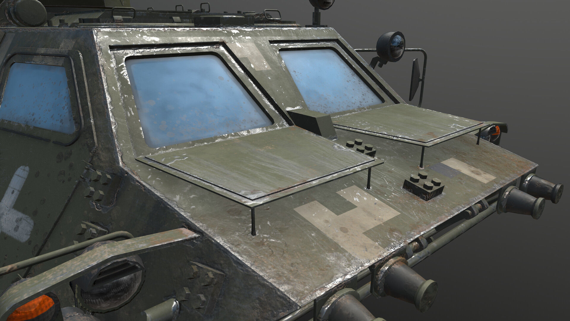 3D BTR-4E model Low-poly 3D model_8